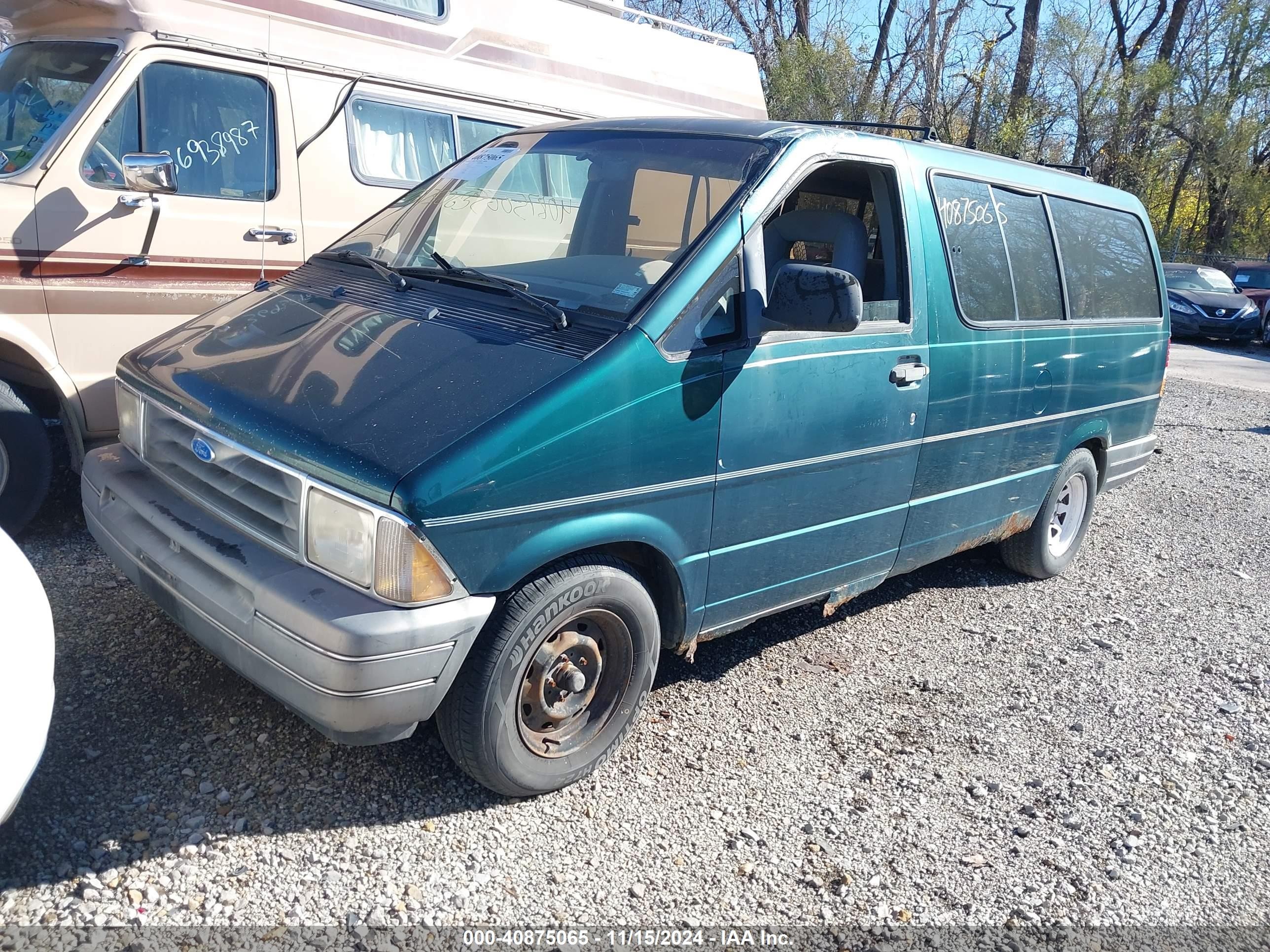 1994 Ford Aerostar   Green vin: 1FMDA31U4RZB12581