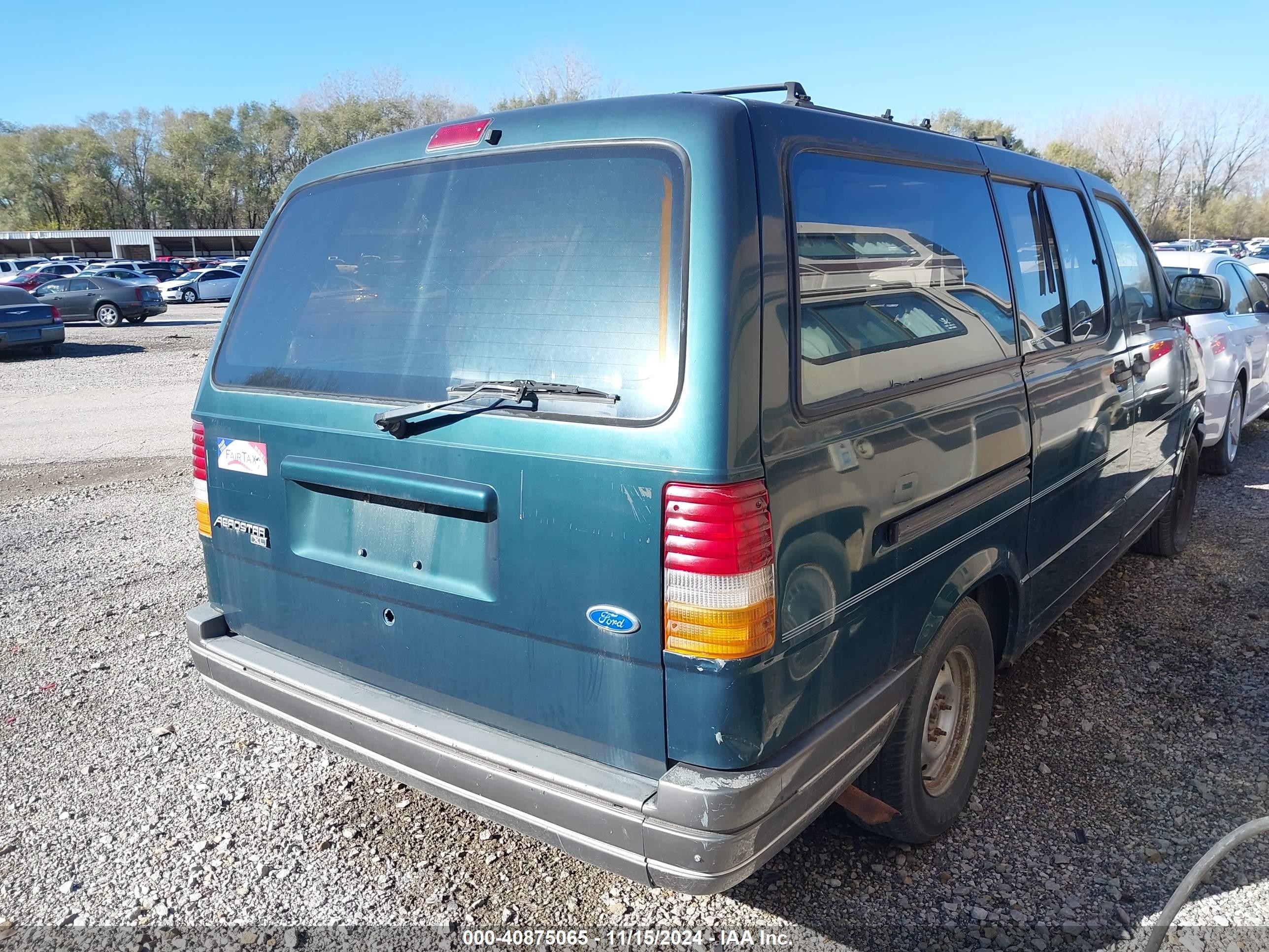 1994 Ford Aerostar   Green vin: 1FMDA31U4RZB12581