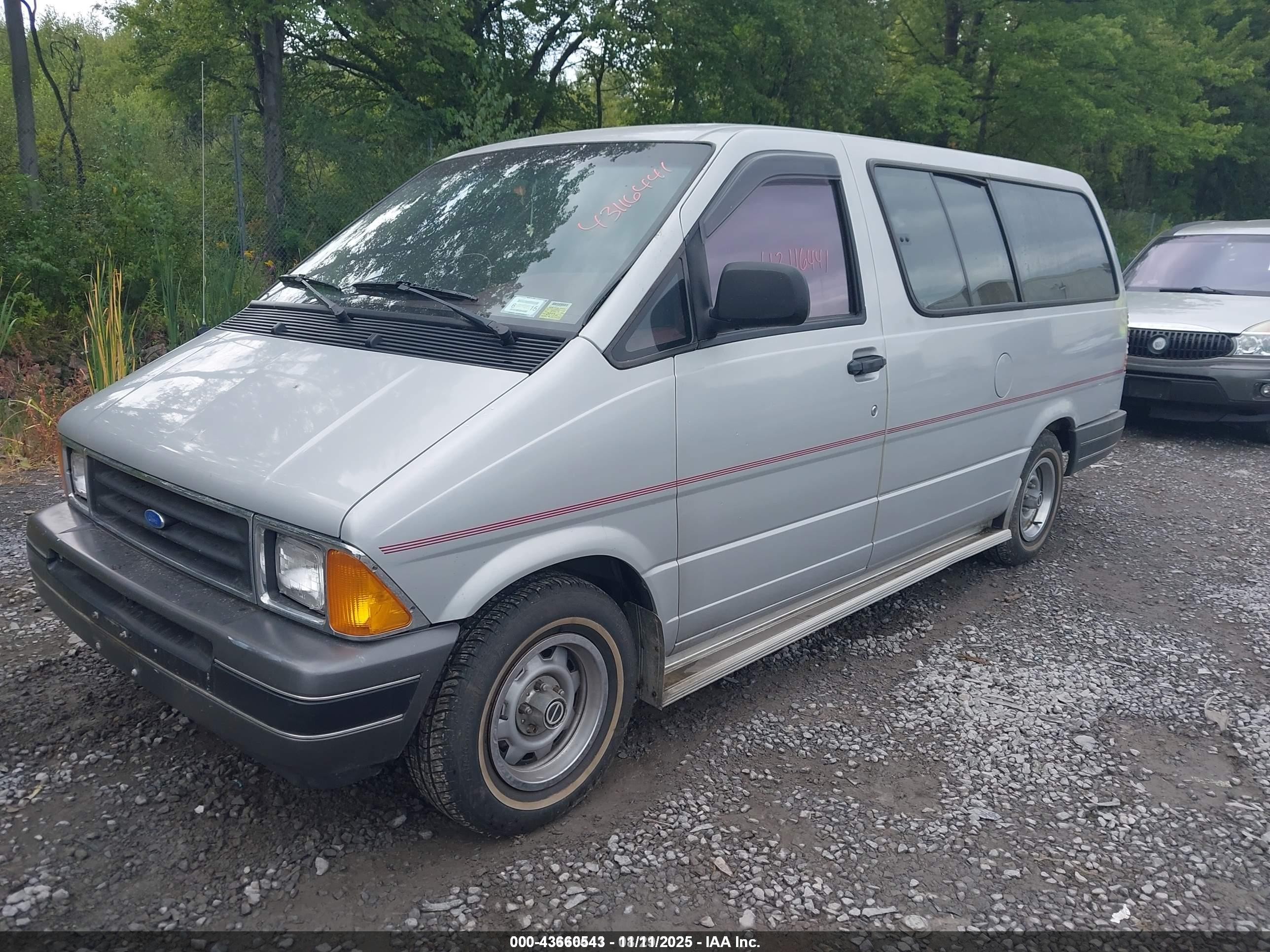 1991 Ford Aerostar   Silver vin: 1FMDA31UXMZB40491