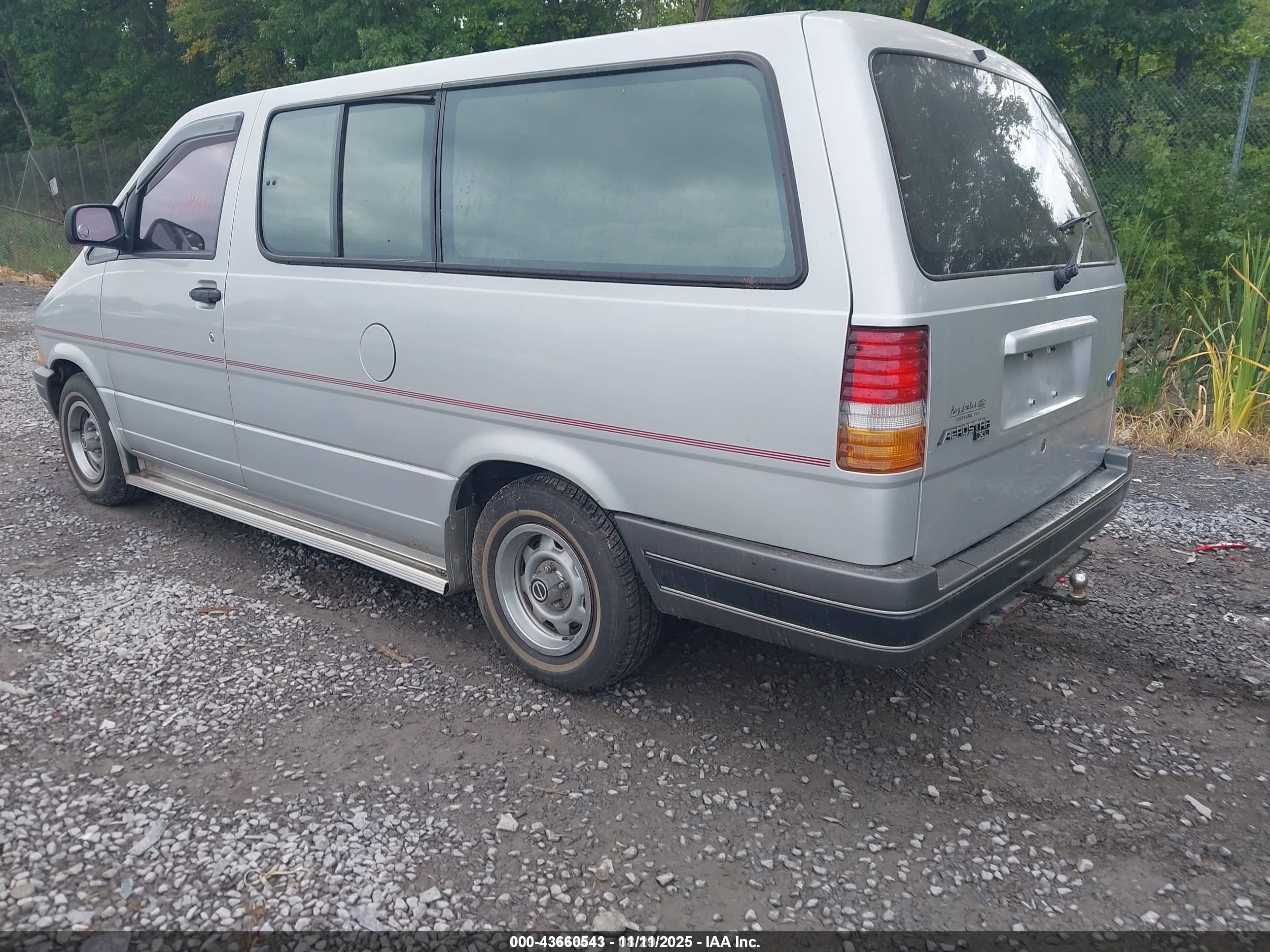 1991 Ford Aerostar   Silver vin: 1FMDA31UXMZB40491