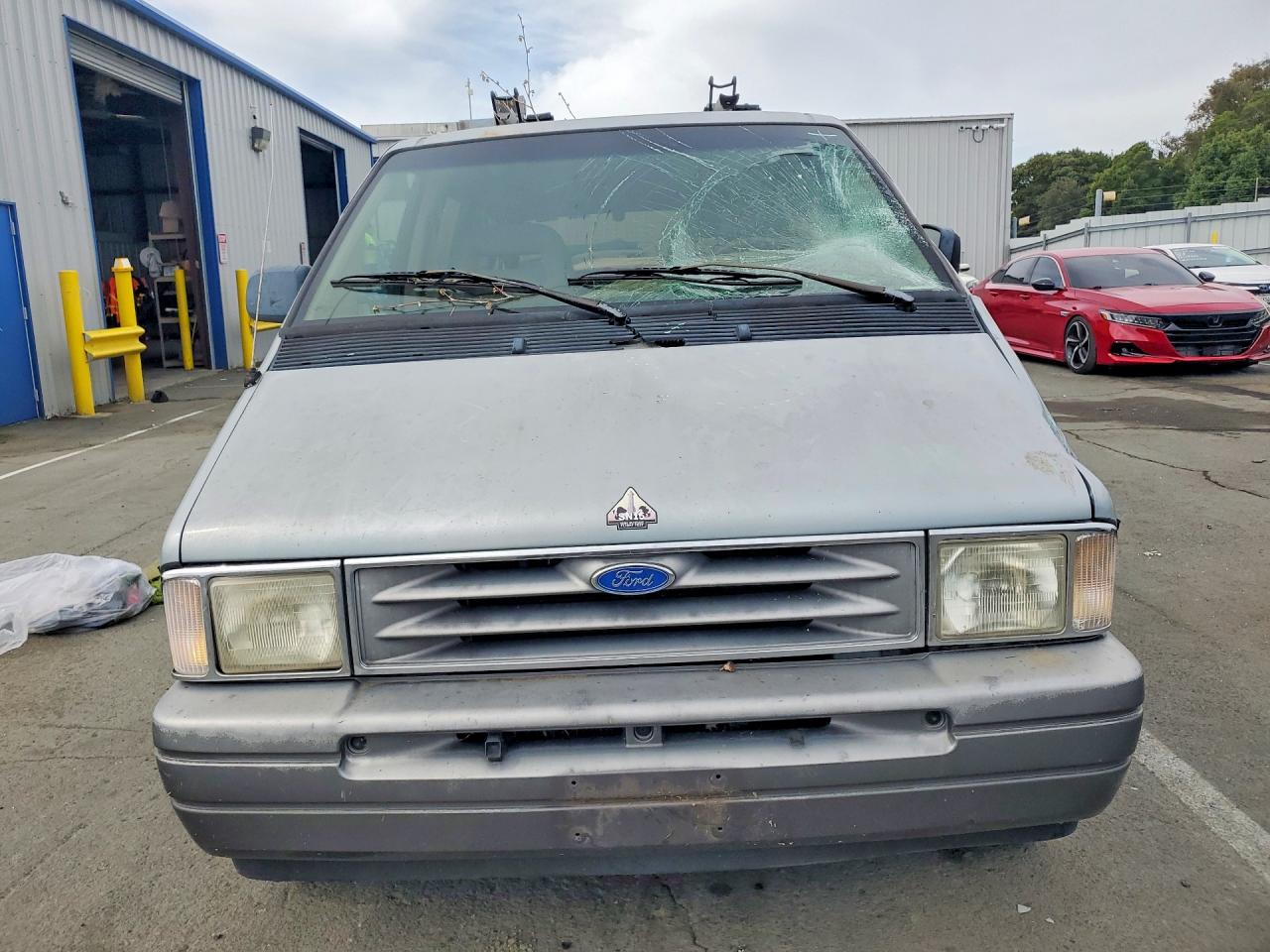 1996 Ford Aerostar Blue vin: 1FMDA31XXTZB48633