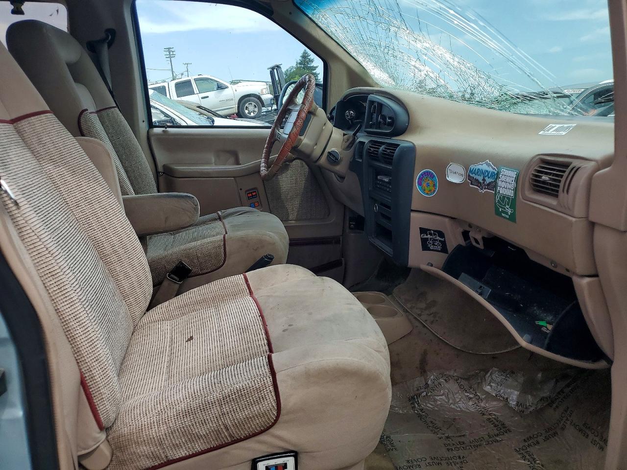 1996 Ford Aerostar Blue vin: 1FMDA31XXTZB48633