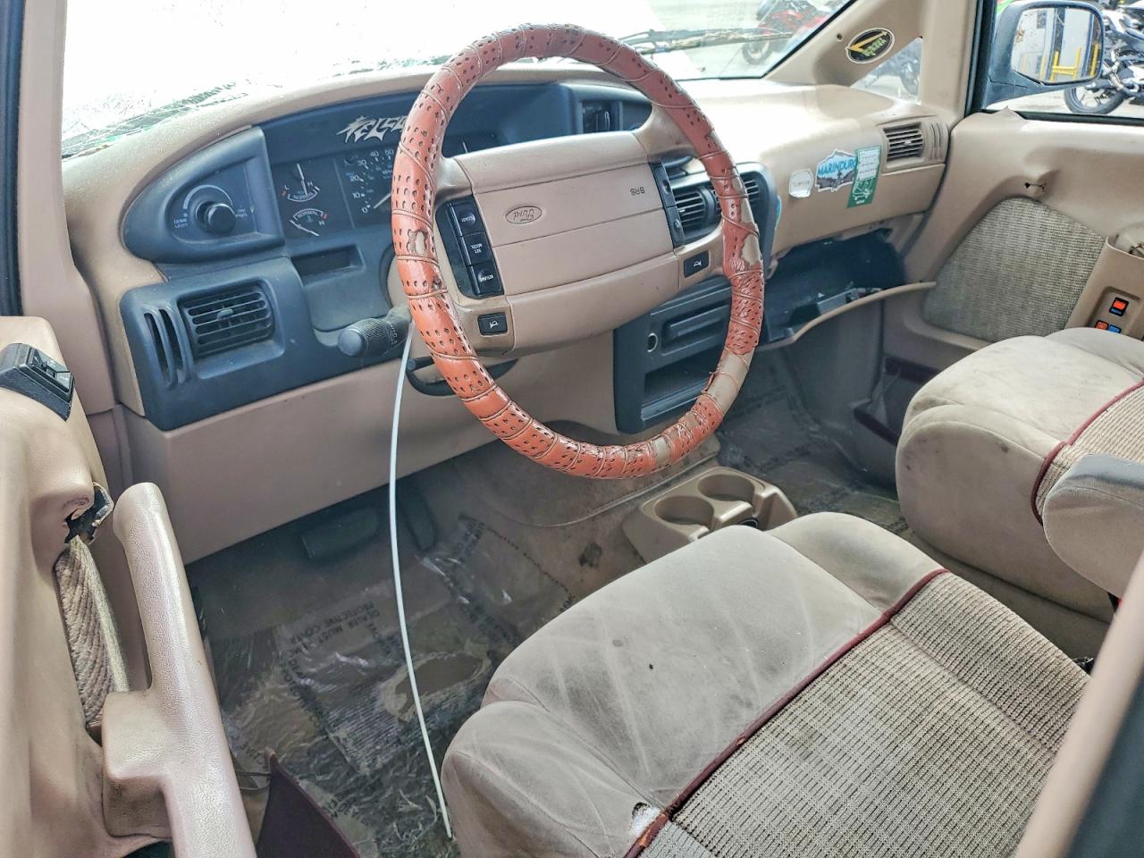 1996 Ford Aerostar Blue vin: 1FMDA31XXTZB48633