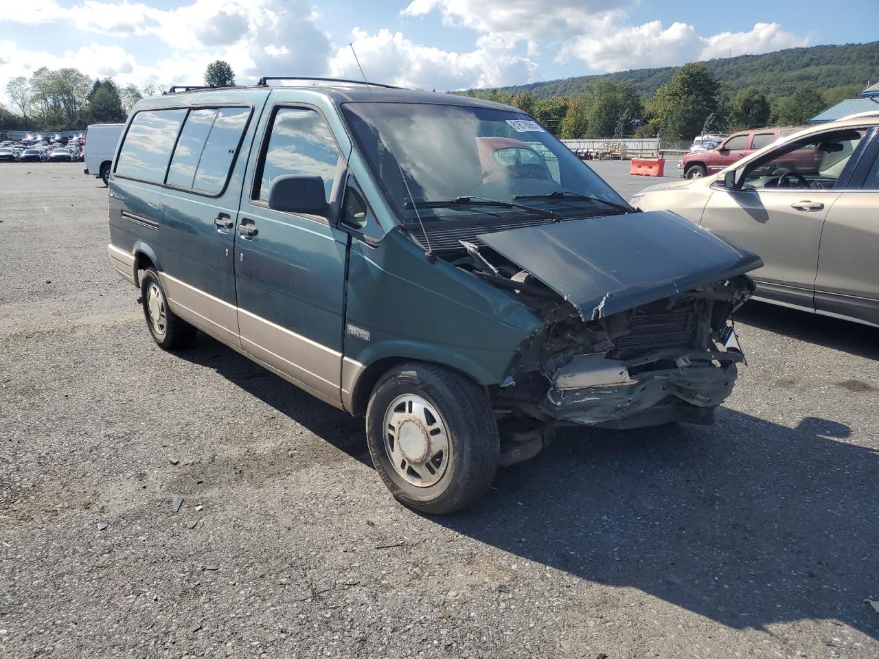 1995 Ford Aerostar Teal vin: 1FMDA41X8SZA78134