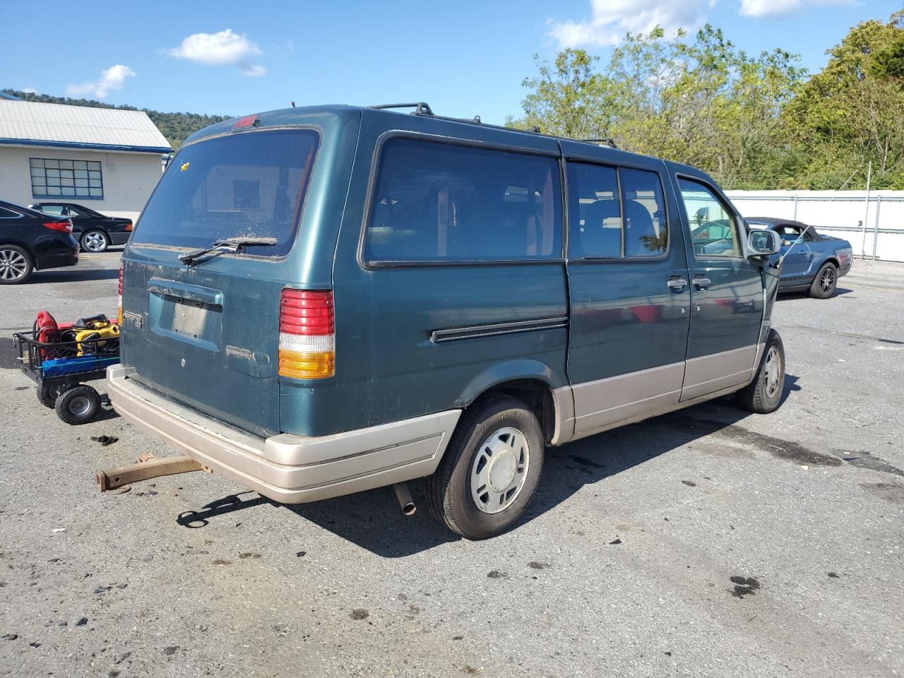 1995 Ford Aerostar Teal vin: 1FMDA41X8SZA78134