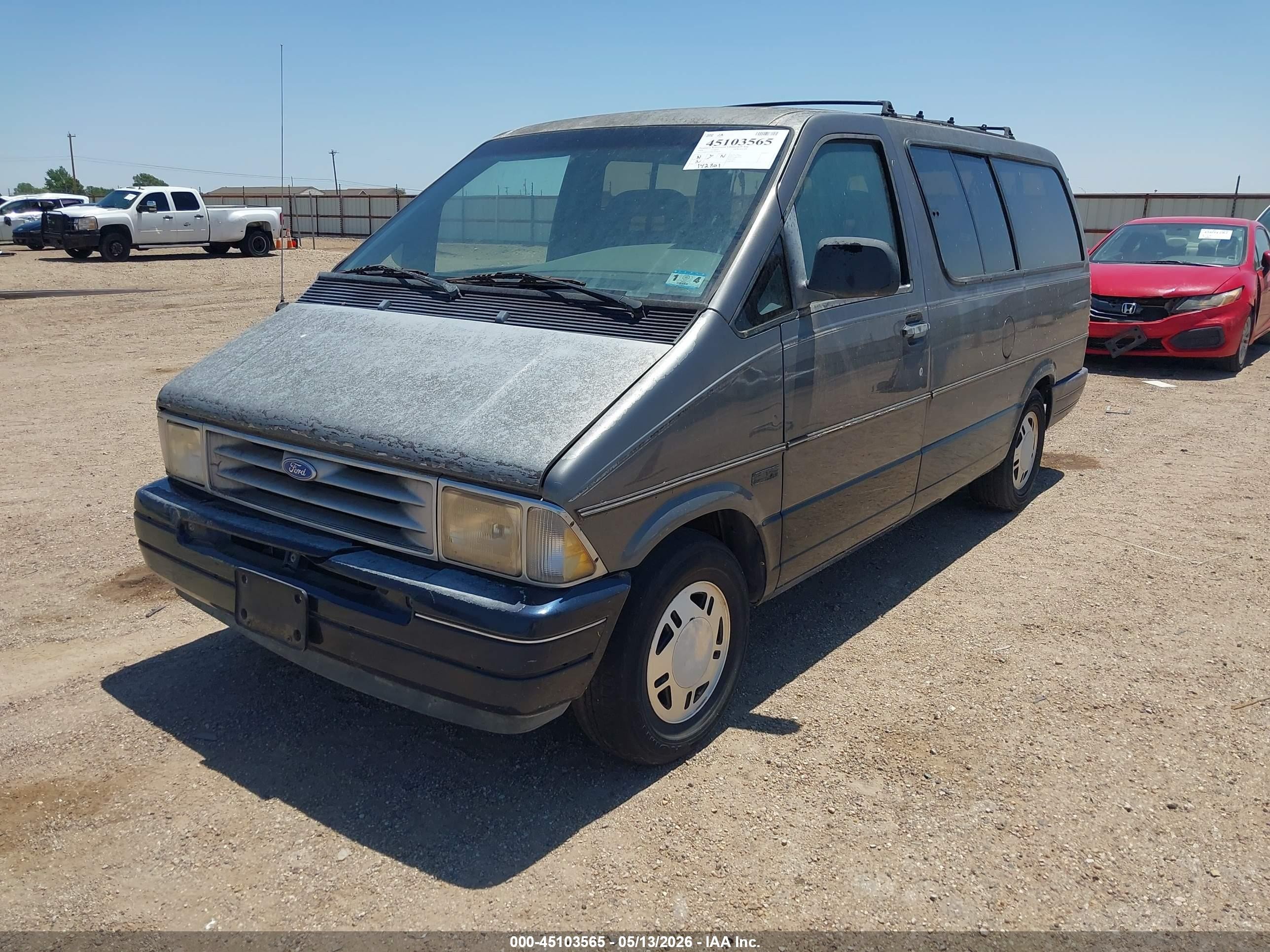 1994 Ford Aerostar   Серый vin: 1FMDA41X9RZB30834