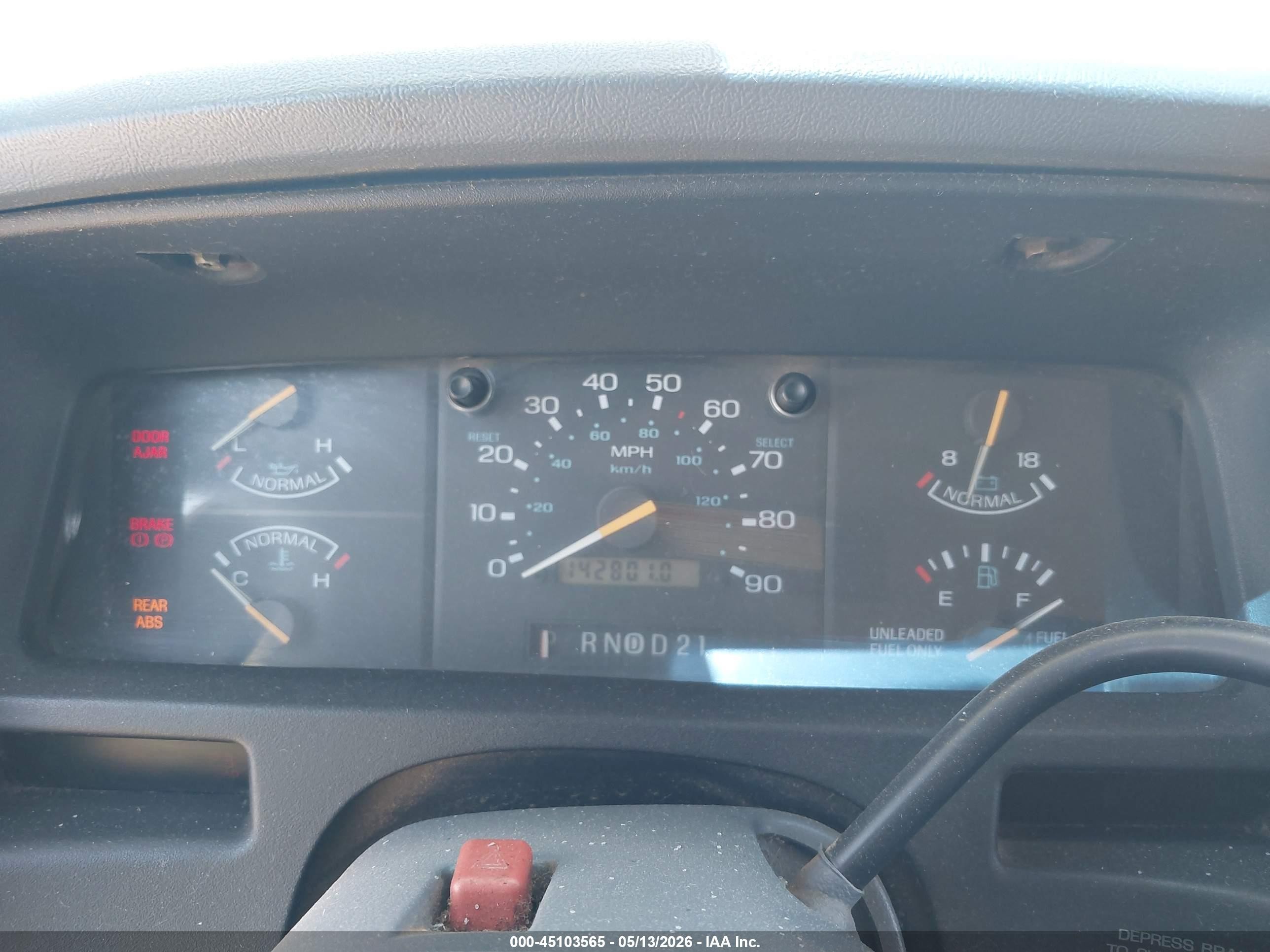 1994 Ford Aerostar   Серый vin: 1FMDA41X9RZB30834