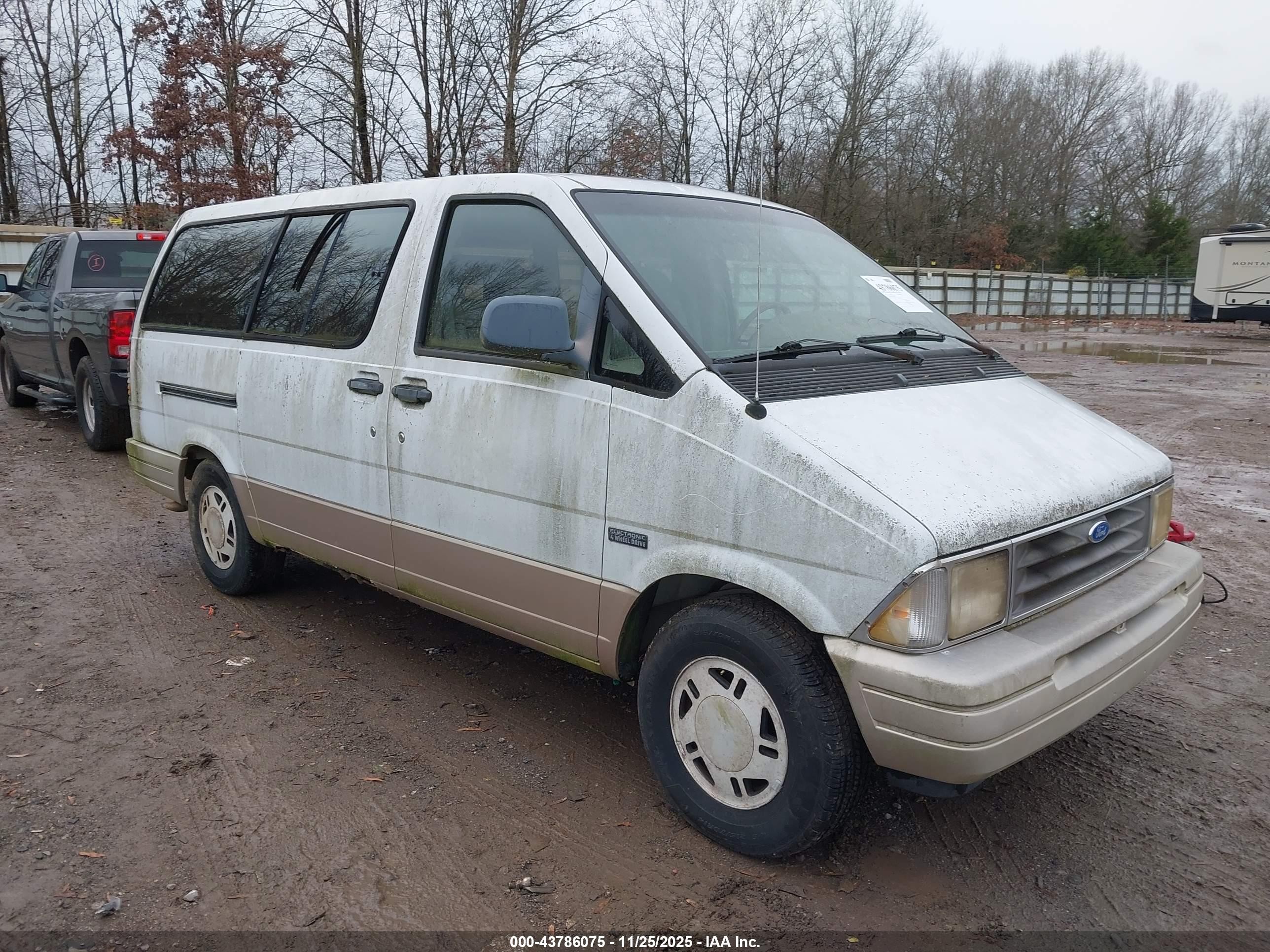 1995 Ford Aerostar   White vin: 1FMDA41X9SZA78577