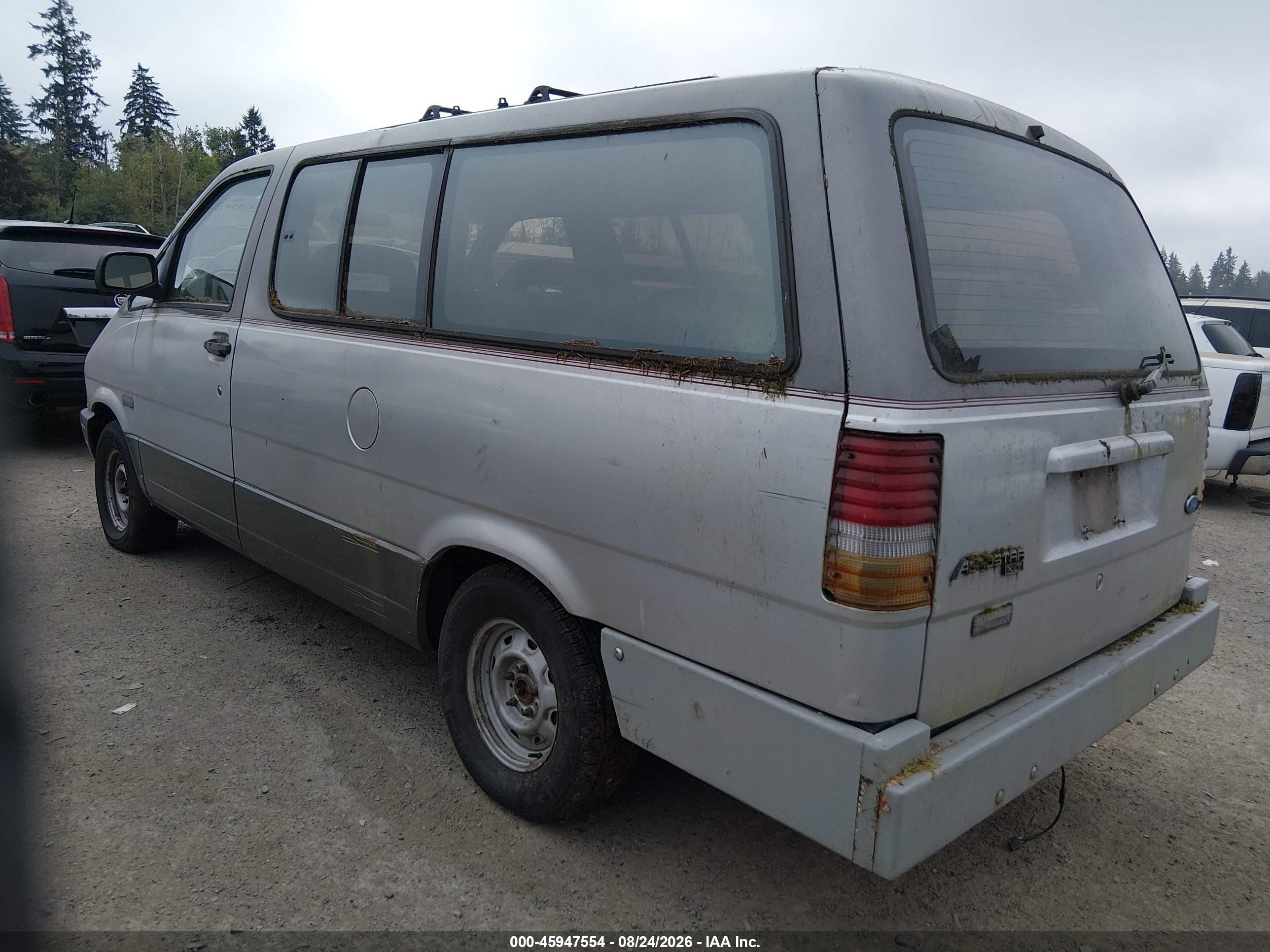 1991 Ford Aerostar   Silver vin: 1FMDA41XXMZA53965