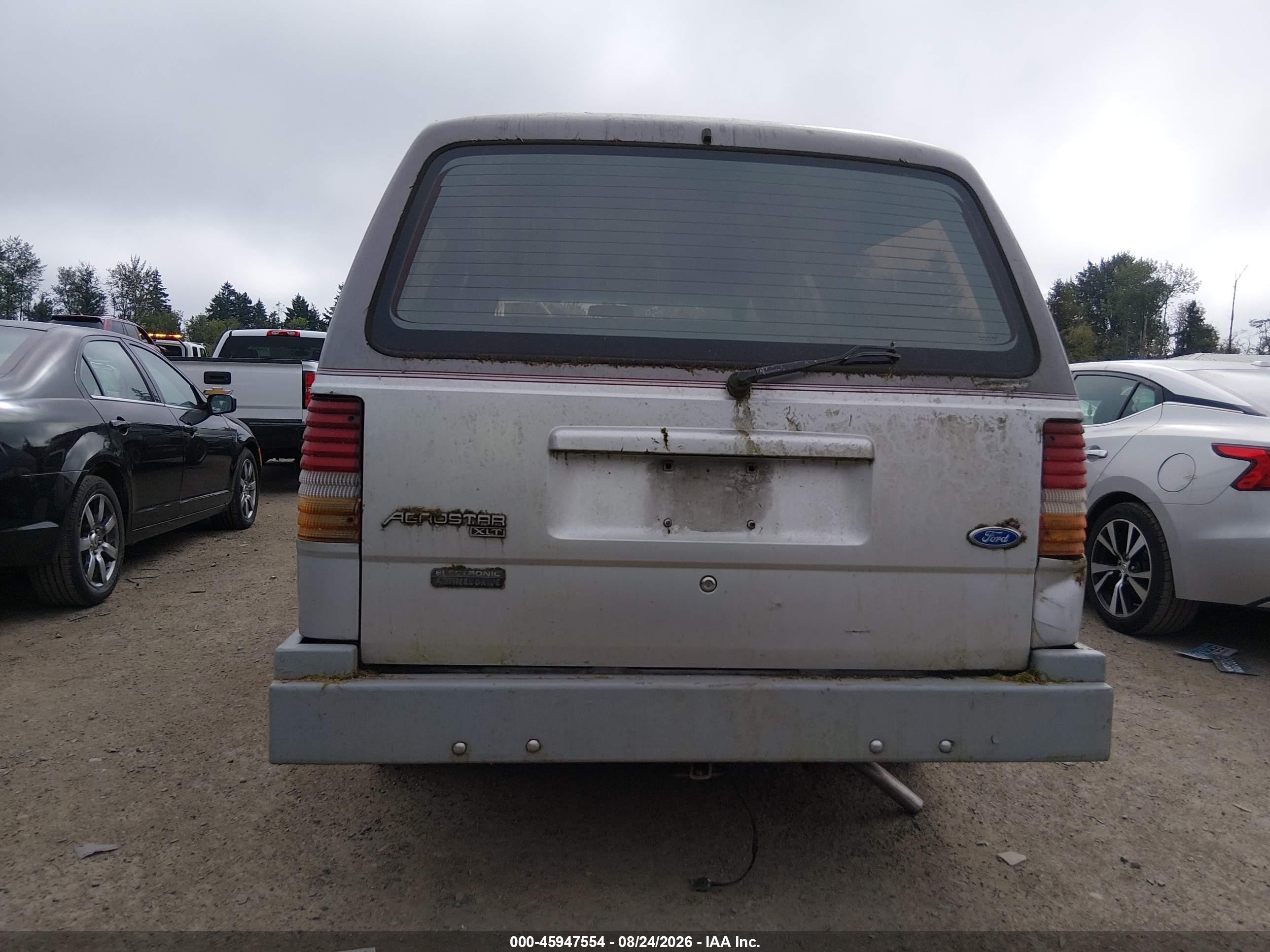 1991 Ford Aerostar   Silver vin: 1FMDA41XXMZA53965