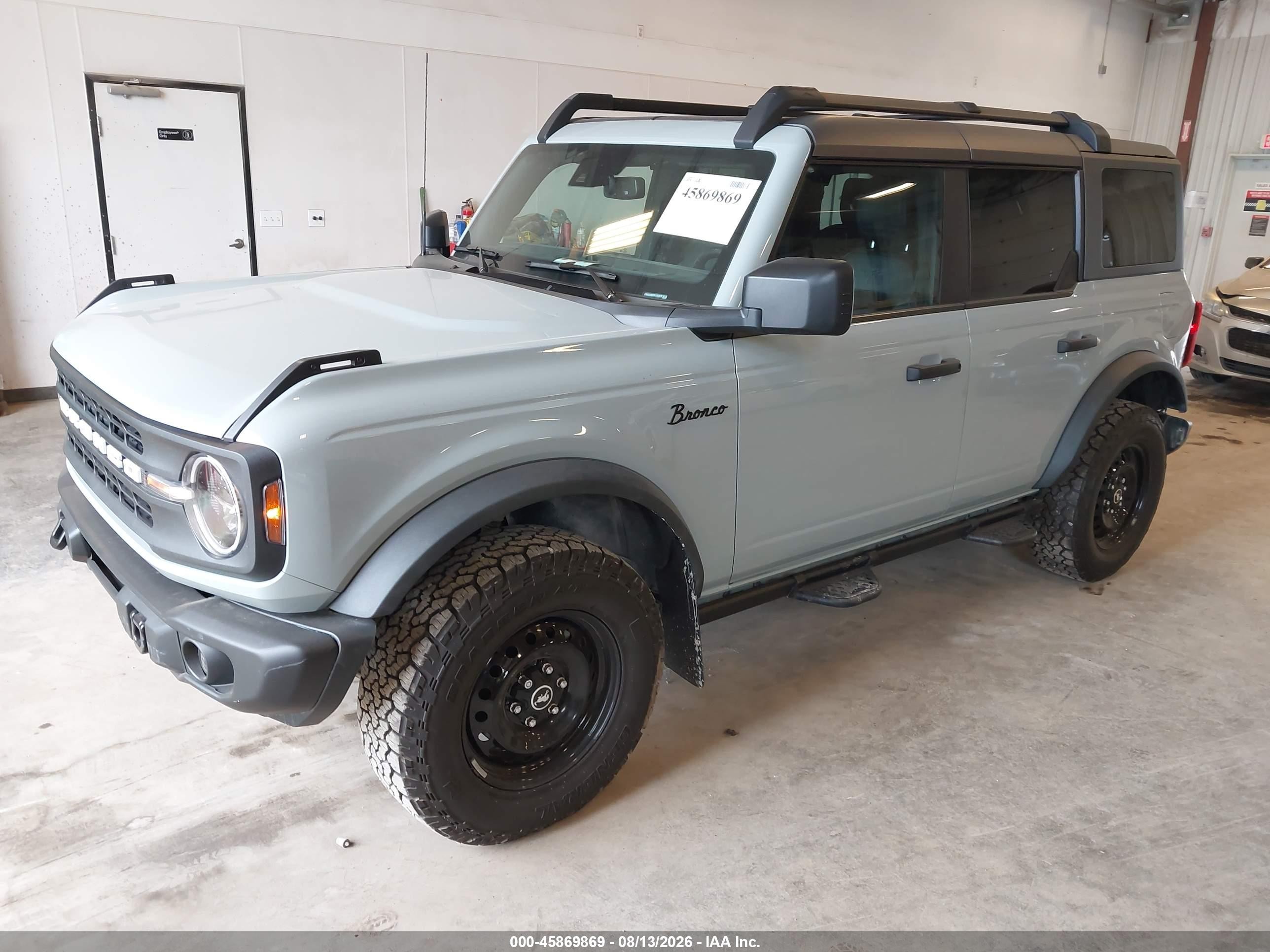 2022 Ford Bronco Black Diamond Gray vin: 1FMDE5BH3NLB60670