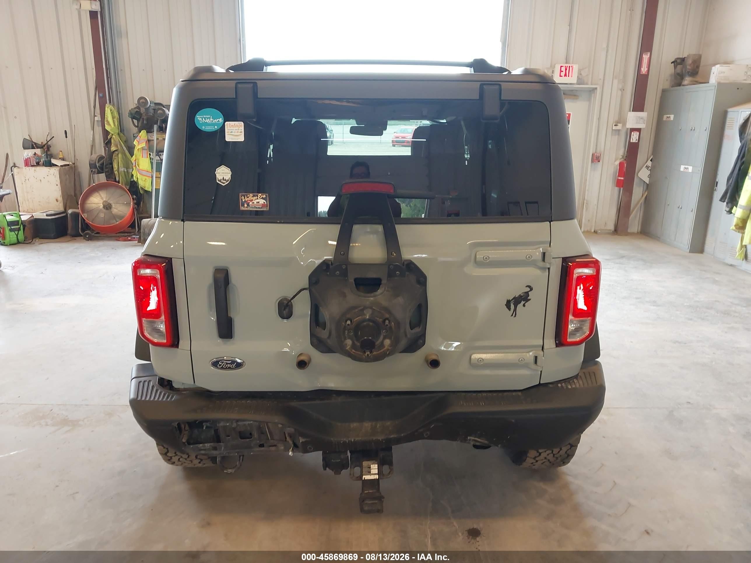 2022 Ford Bronco Black Diamond Gray vin: 1FMDE5BH3NLB60670