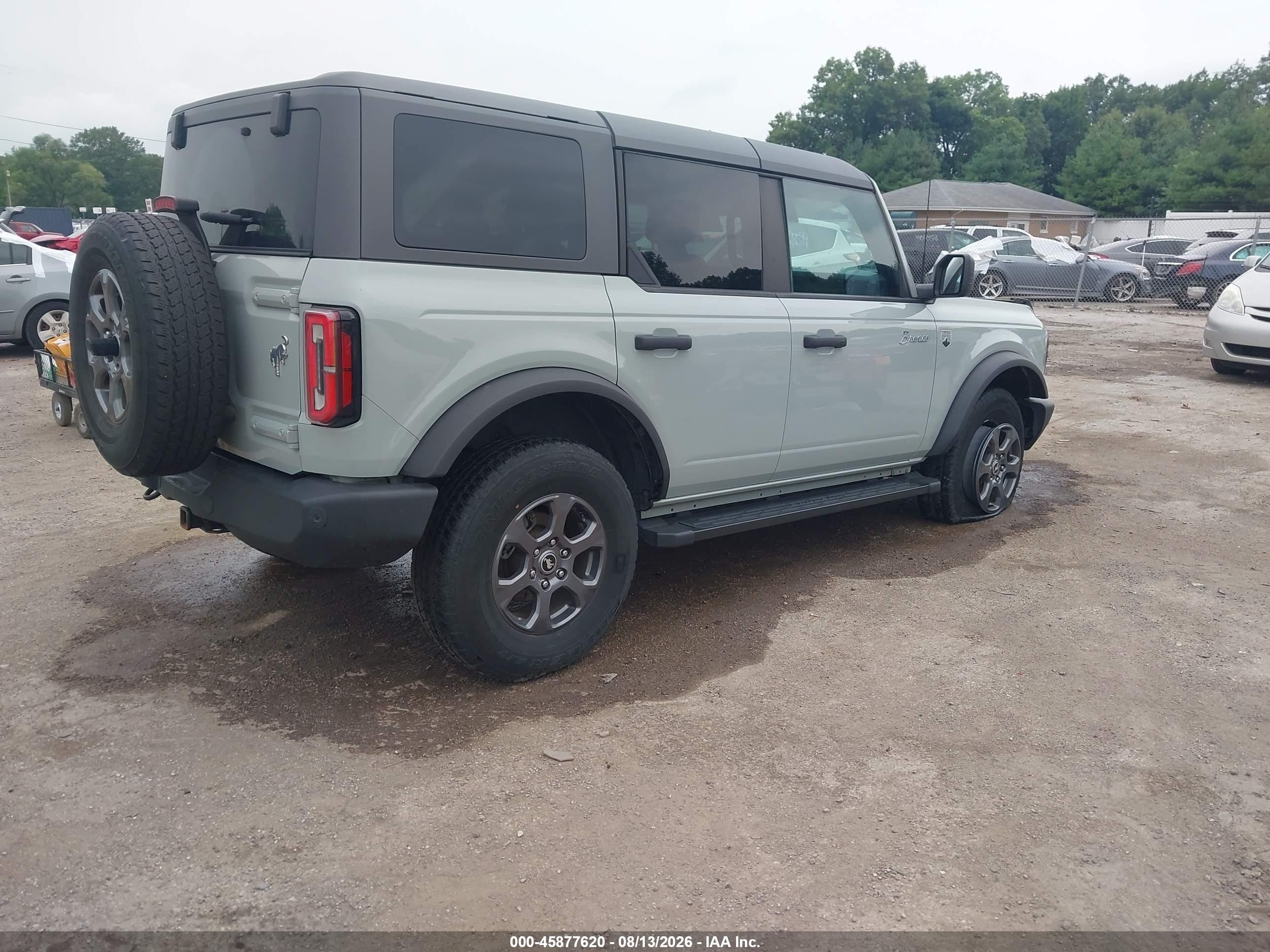 2023 Ford Bronco Big Bend Gray vin: 1FMDE5BH7PLB60190