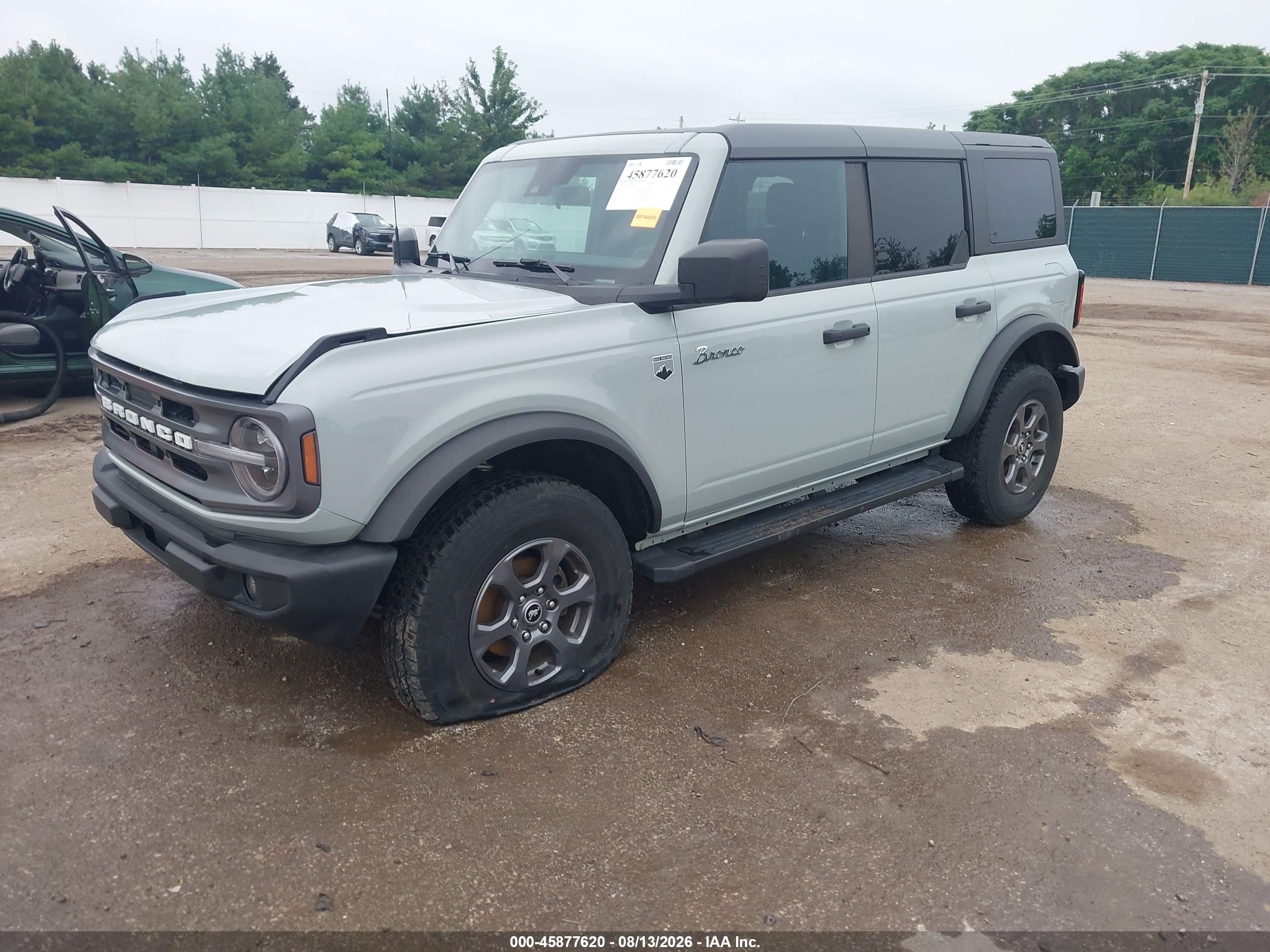2023 Ford Bronco Big Bend Gray vin: 1FMDE5BH7PLB60190