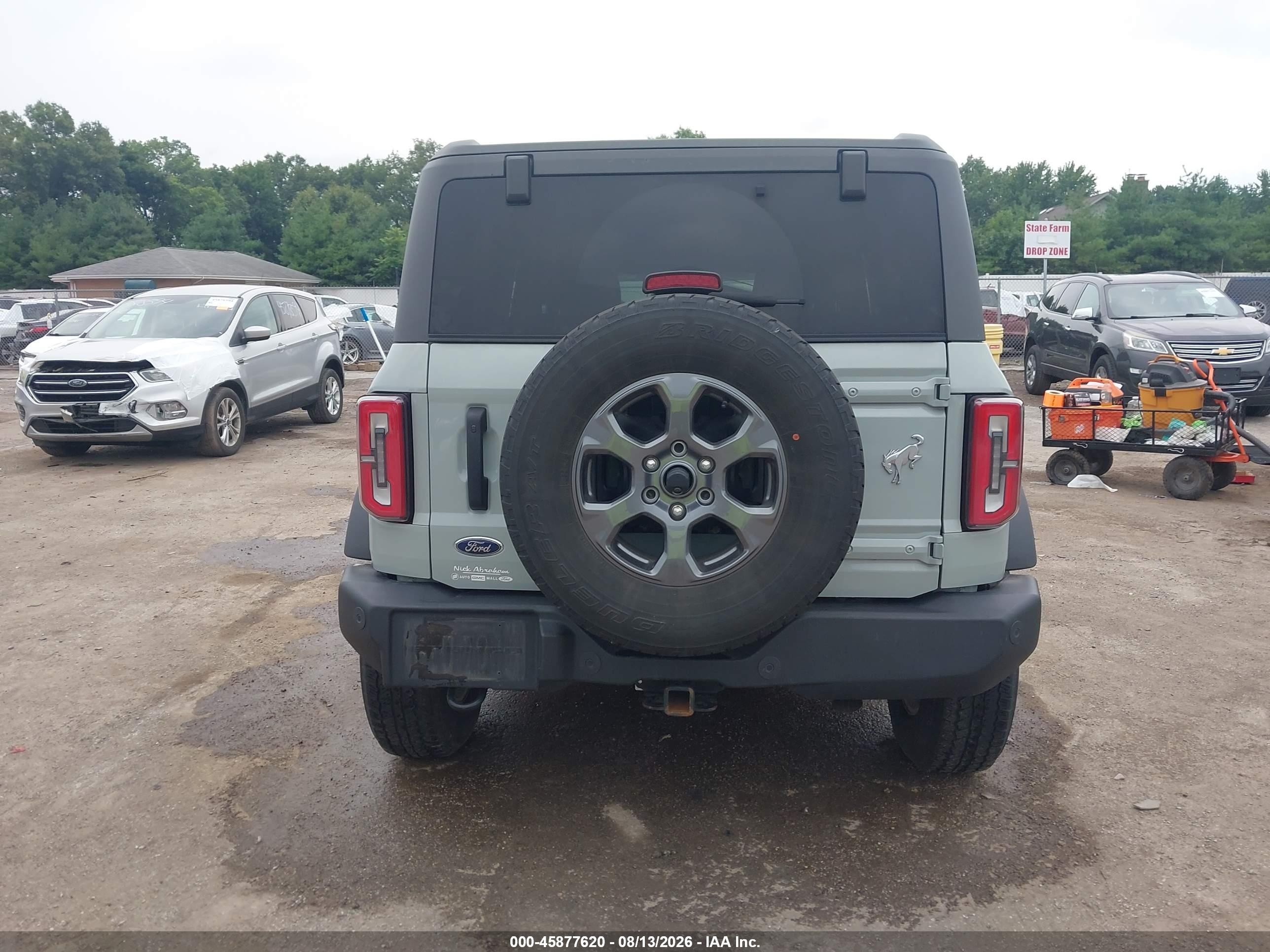 2023 Ford Bronco Big Bend Gray vin: 1FMDE5BH7PLB60190