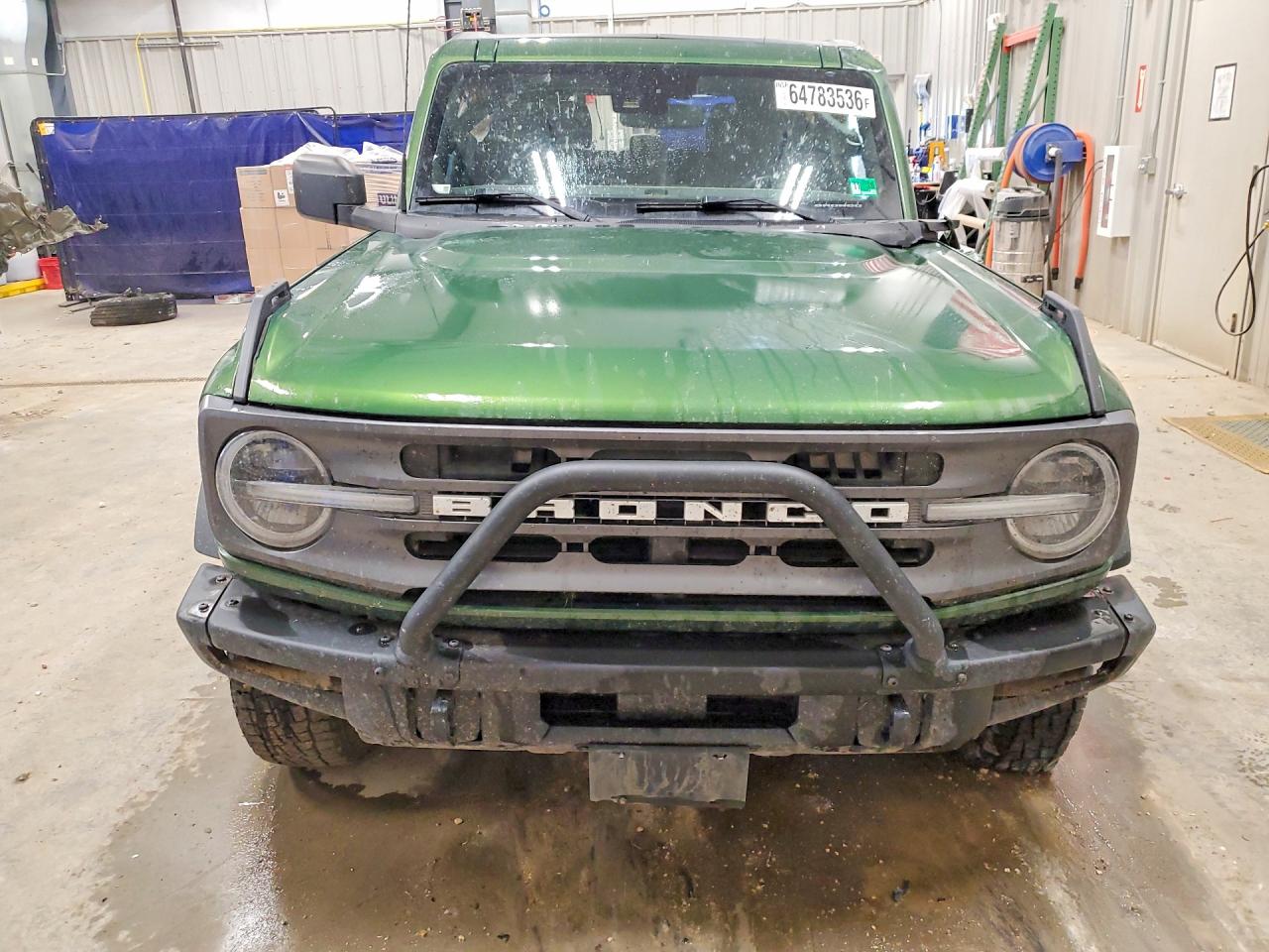2022 Ford Bronco Base Green vin: 1FMDE5BHXNLB04998