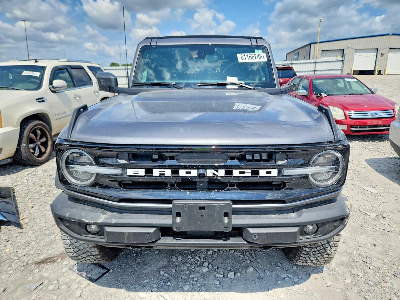 2023 Ford Bronco Base Gray vin: 1FMDE5DH1PLB59971