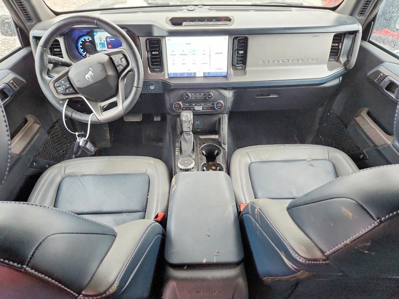 2023 Ford Bronco Base Gray vin: 1FMDE5DH1PLB59971