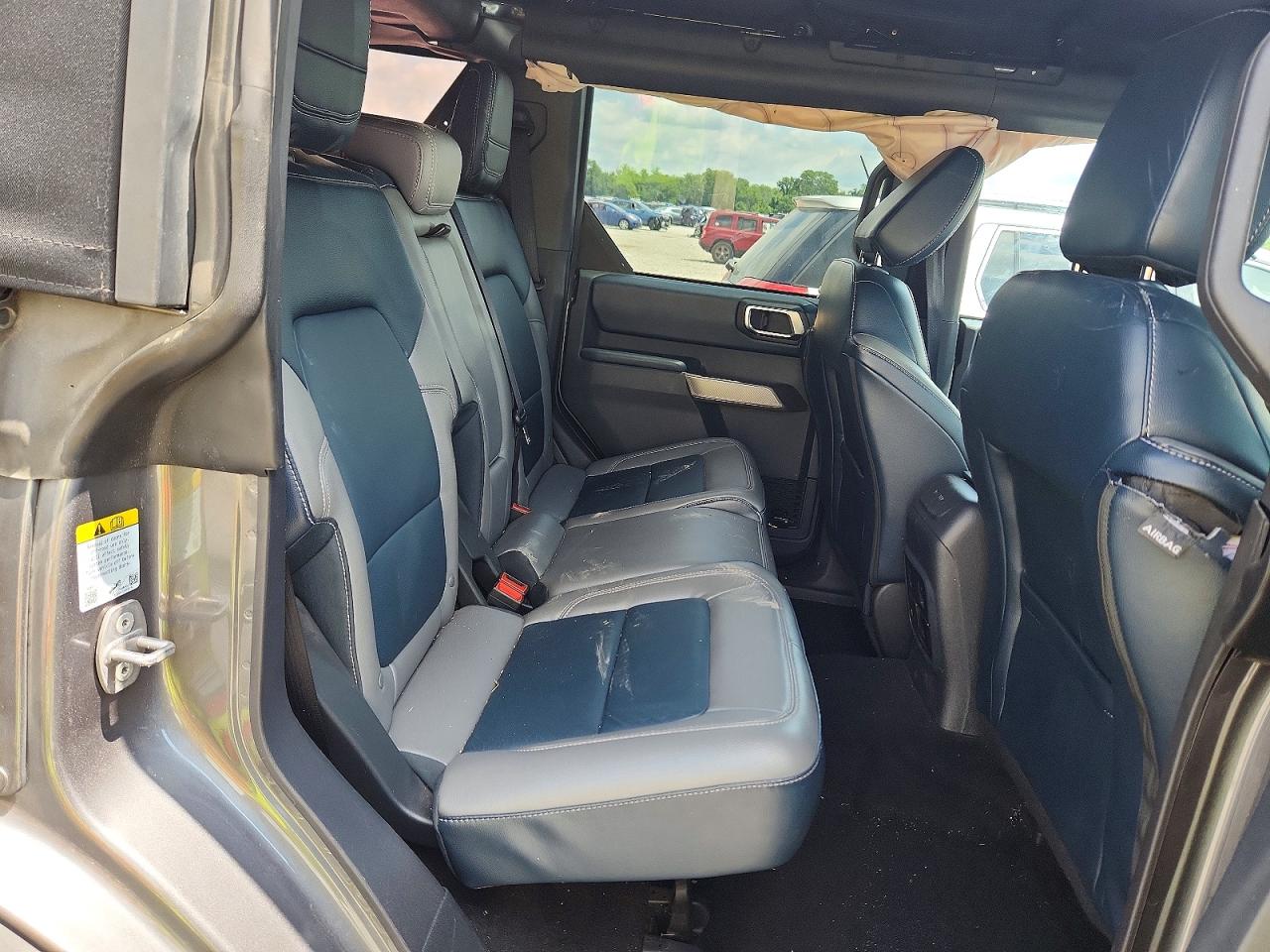 2023 Ford Bronco Base Gray vin: 1FMDE5DH1PLB59971
