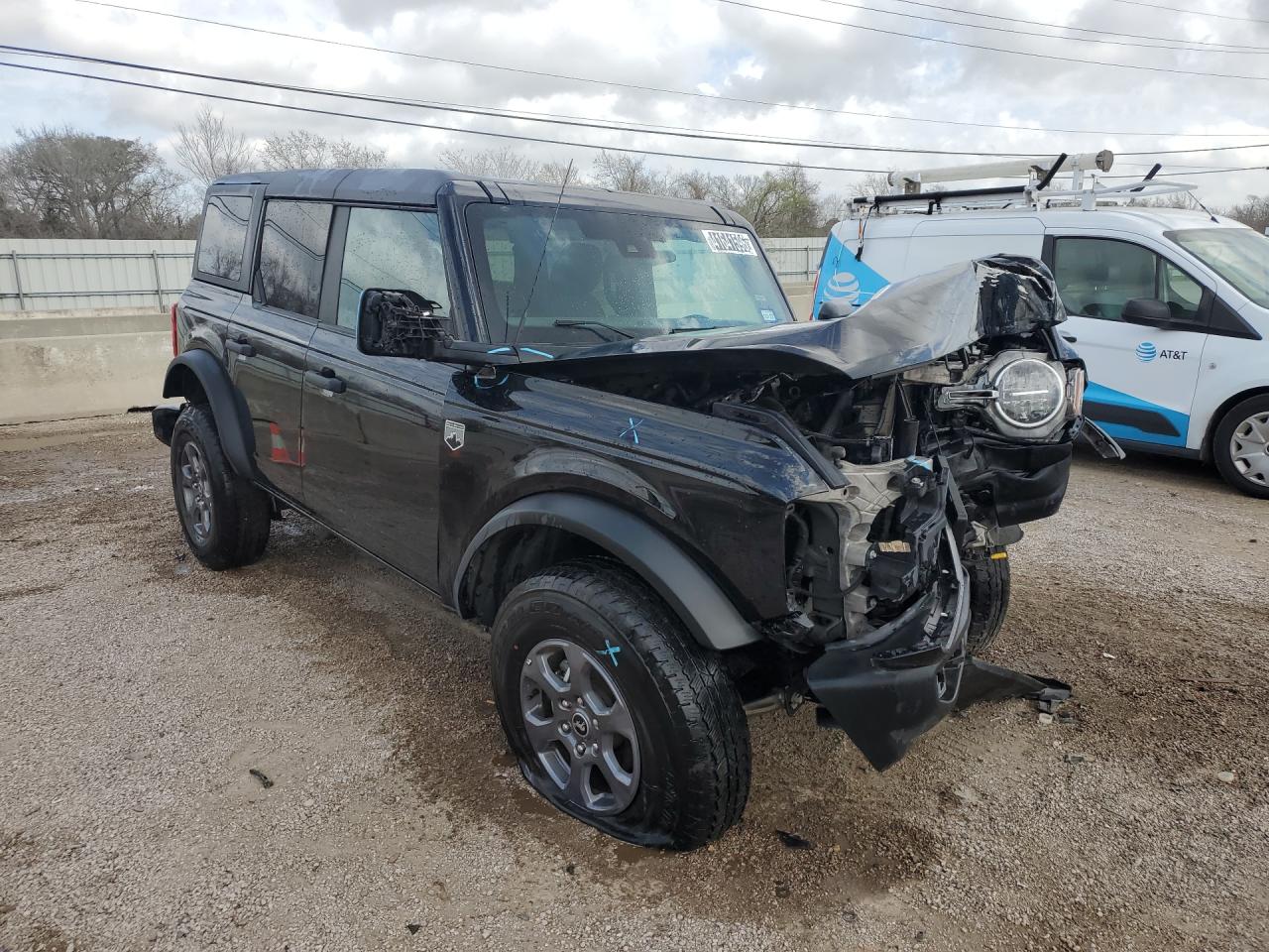 2025 Ford Bronco Big Bend Black vin: 1FMDE7BHXSLA62453 Damage: Right Mirror, Broken, Replacement Required