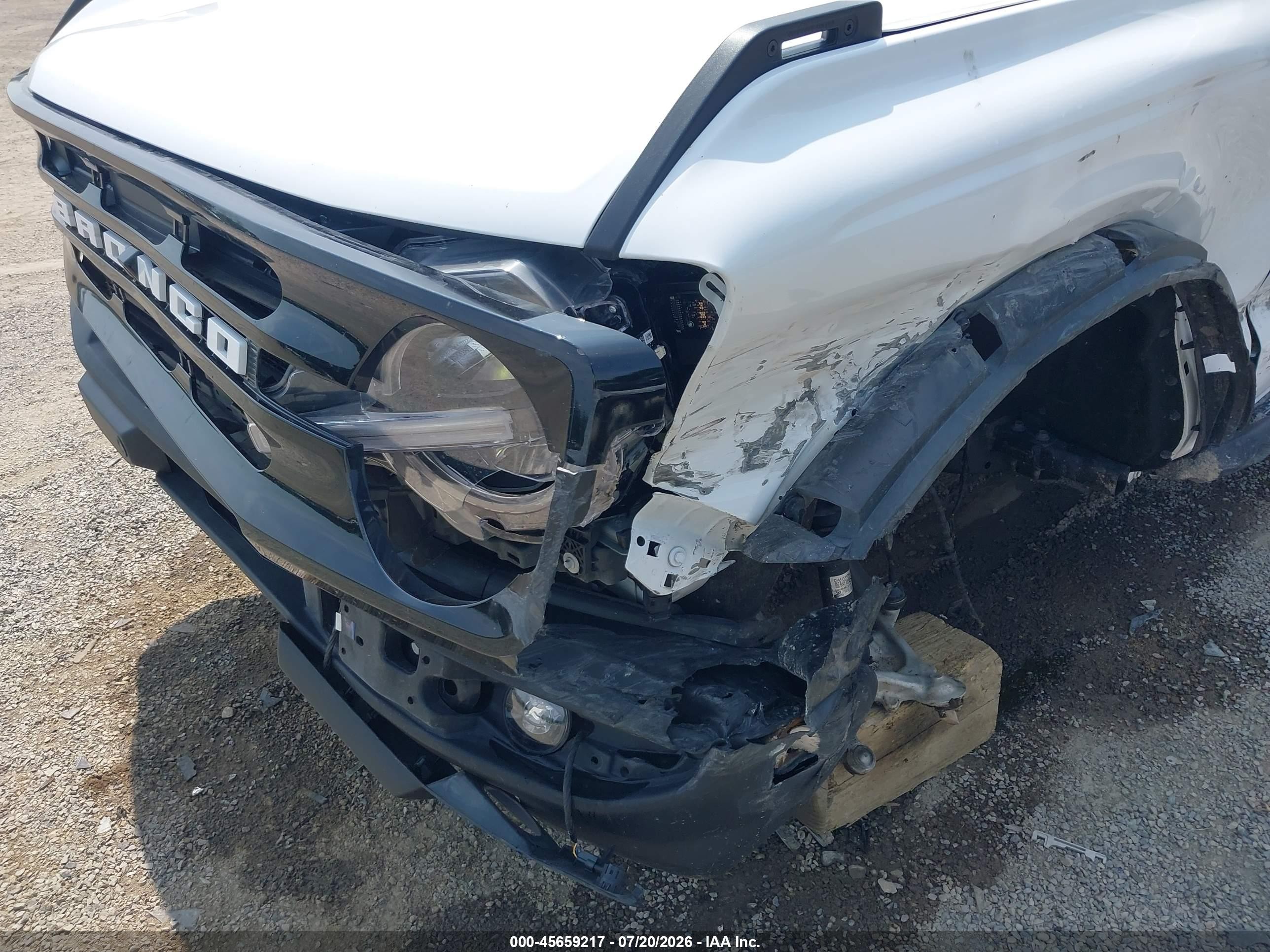2024 Ford Bronco Outer Banks White vin: 1FMDE8BH1RLB21809