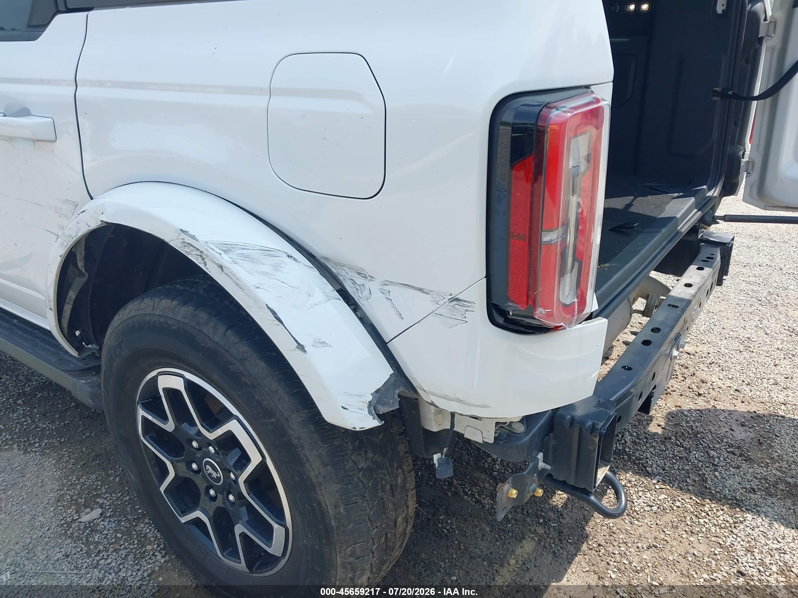 2024 Ford Bronco Outer Banks White vin: 1FMDE8BH1RLB21809