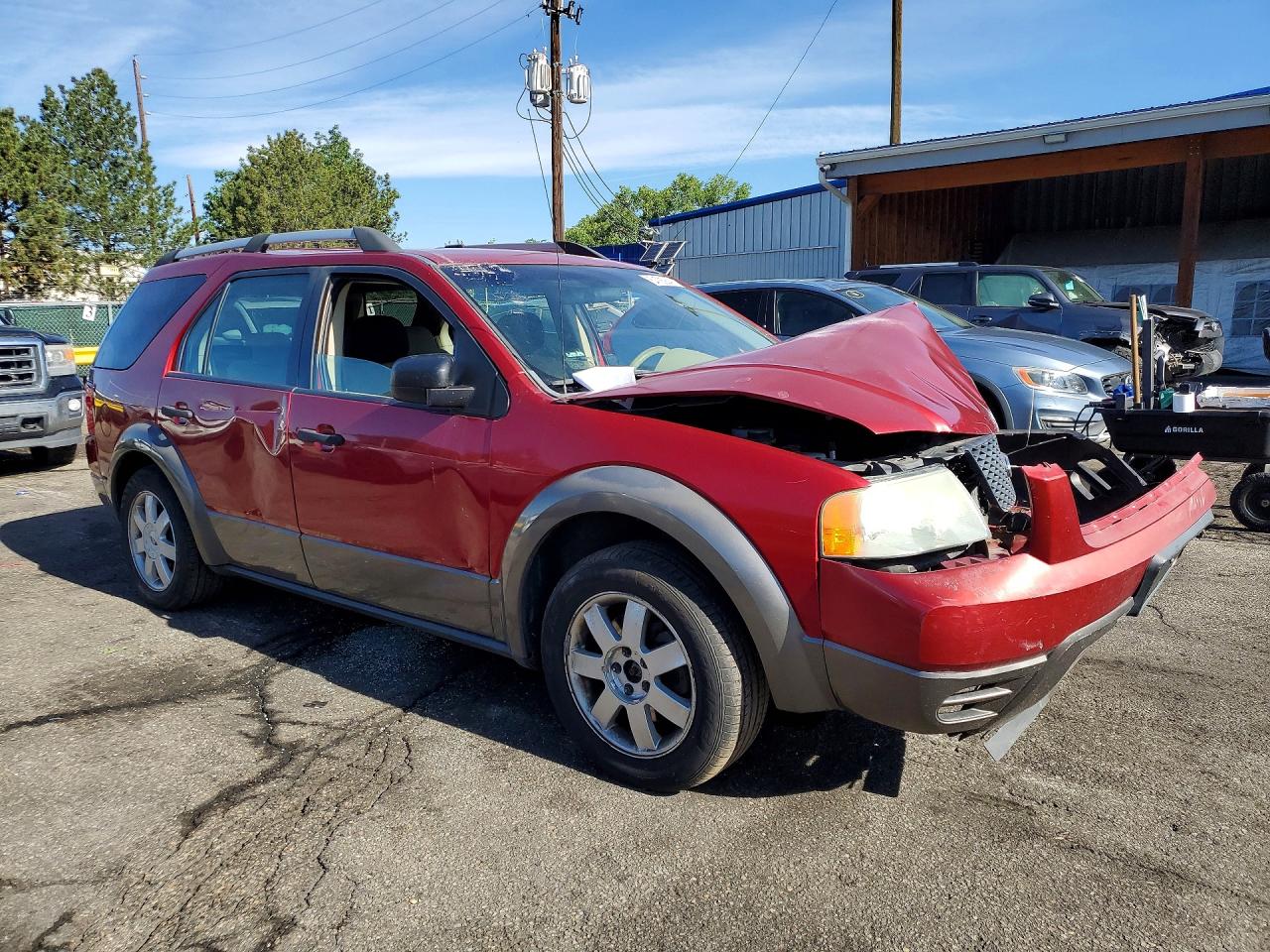 2005 Ford Freestyle Se Бордовый vin: 1FMDK01125GA62545