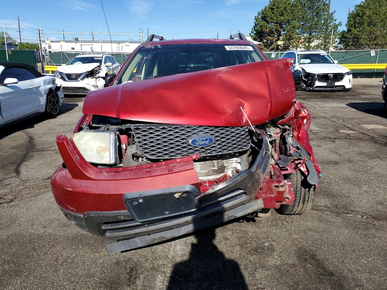 2005 Ford Freestyle Se Бордовый vin: 1FMDK01125GA62545
