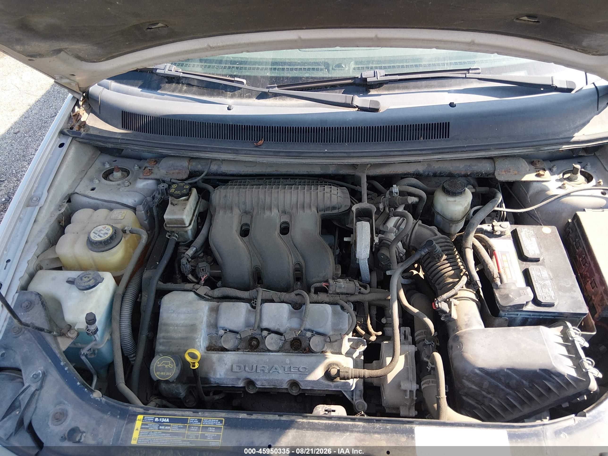 2006 Ford Freestyle Se Silver vin: 1FMDK01196GA36624