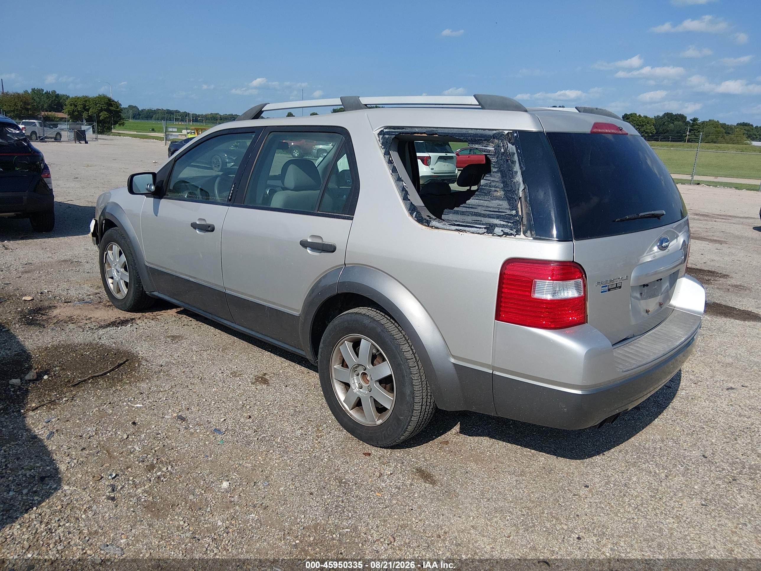 2006 Ford Freestyle Se Silver vin: 1FMDK01196GA36624