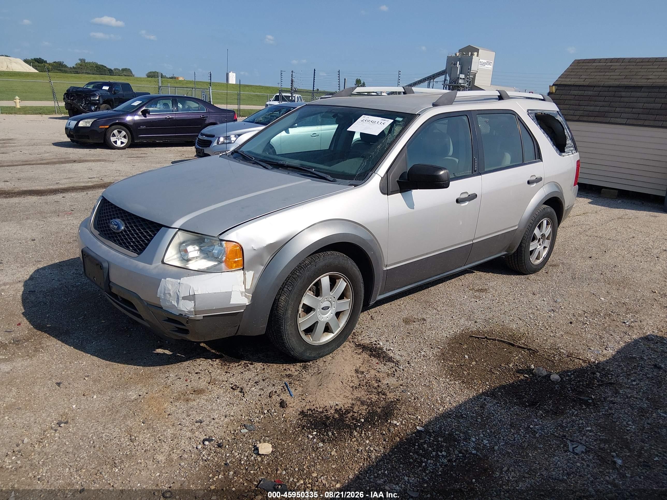 2006 Ford Freestyle Se Silver vin: 1FMDK01196GA36624
