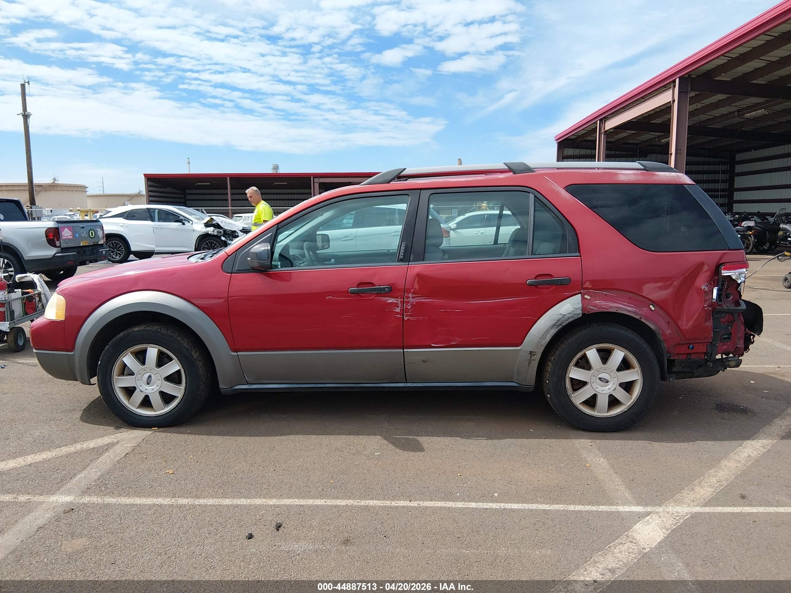 2005 Ford Freestyle Se Red vin: 1FMDK011X5GA28501