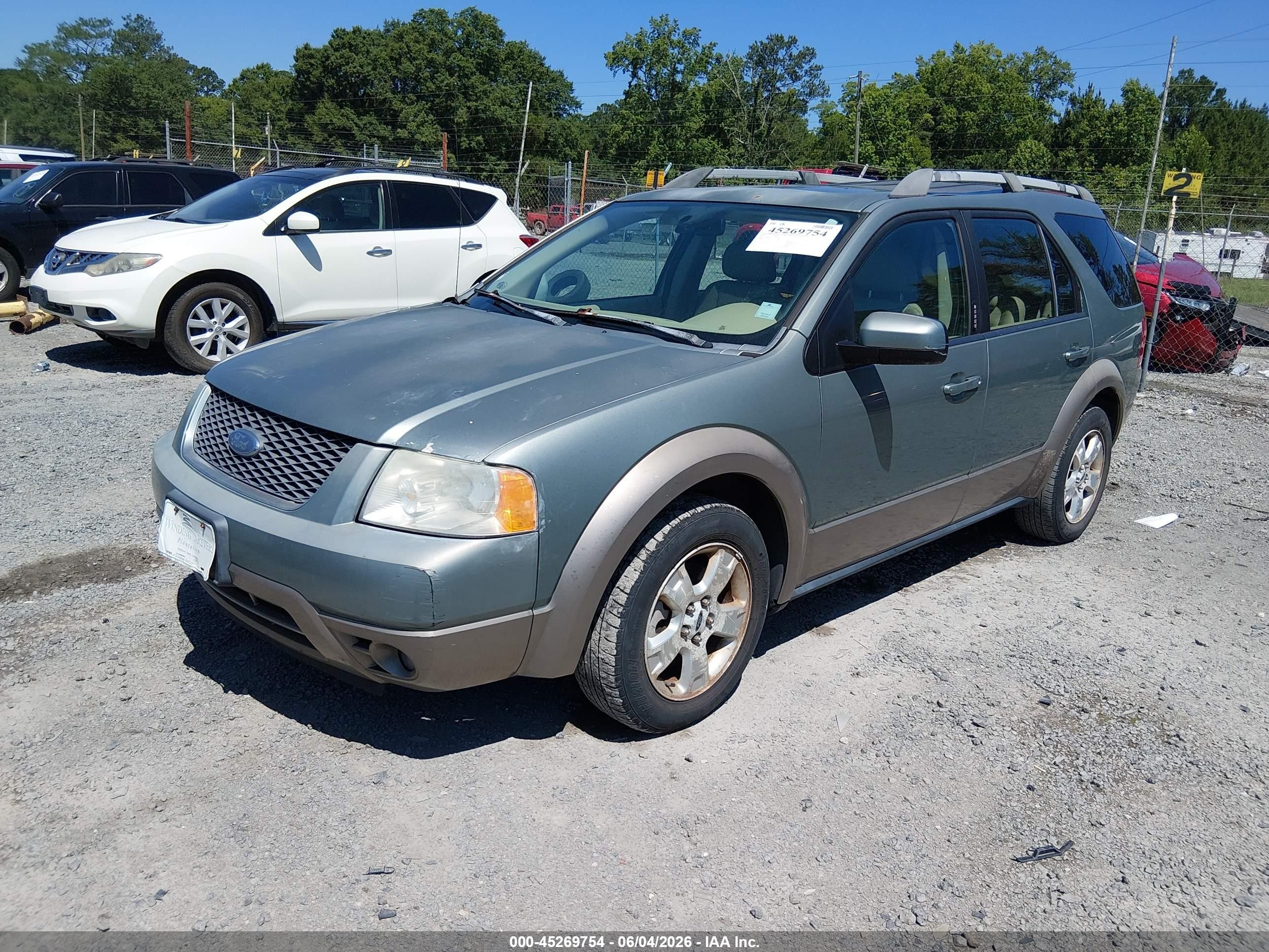 2006 Ford Freestyle Sel Green vin: 1FMDK02106GA43086