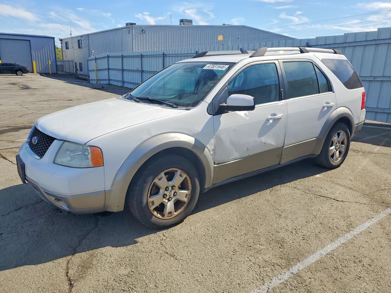 2007 Ford Freestyle Sel White vin: 1FMDK02107GA33871