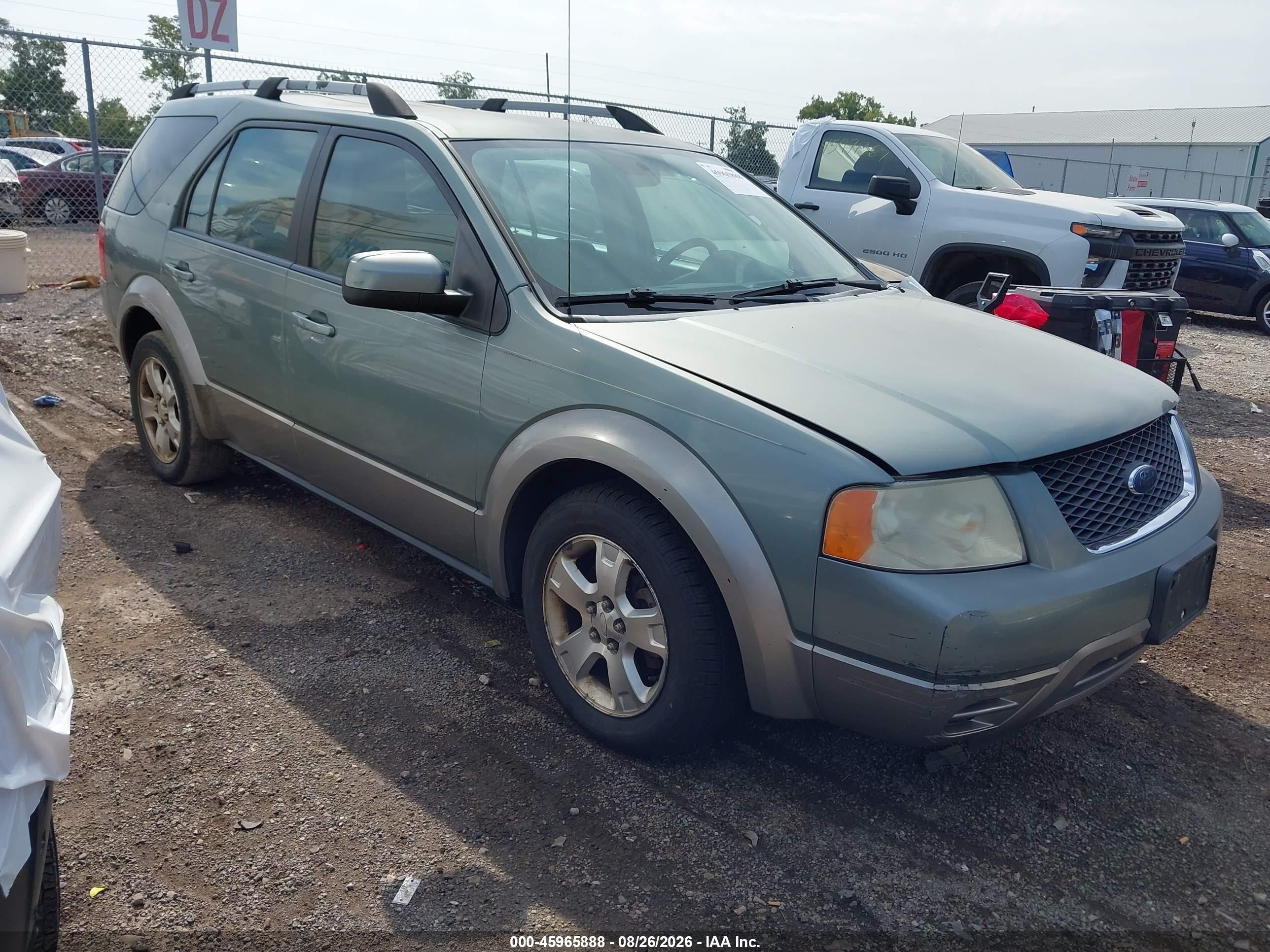2007 Ford Freestyle Sel Green vin: 1FMDK02107GA38097