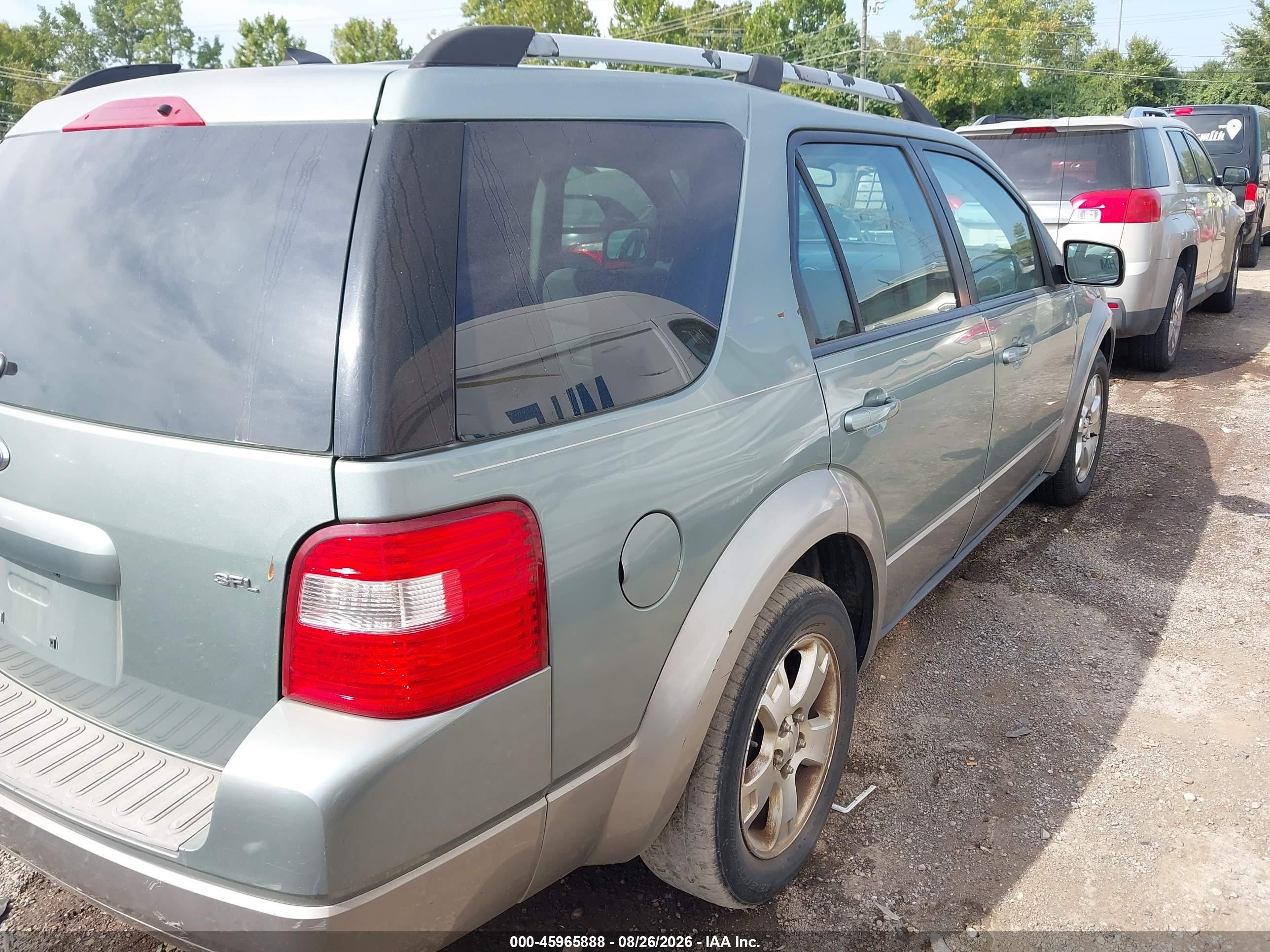 2007 Ford Freestyle Sel Зеленый vin: 1FMDK02107GA38097