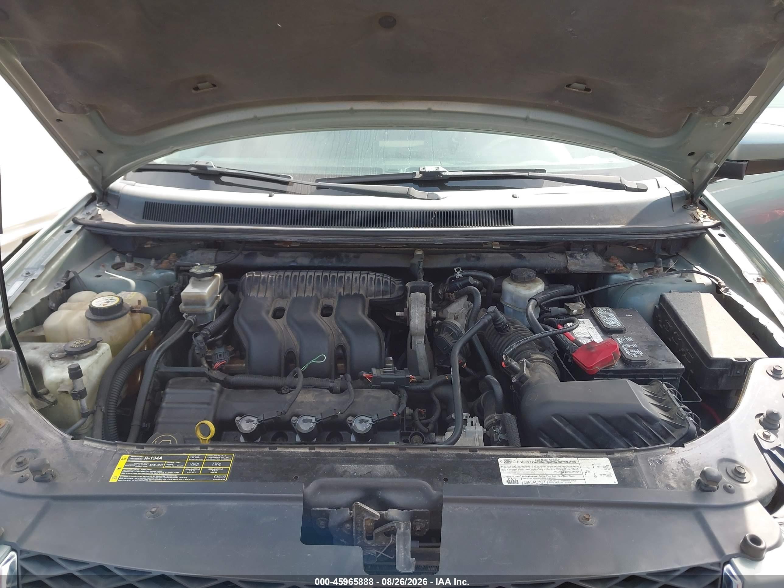 2007 Ford Freestyle Sel Зеленый vin: 1FMDK02107GA38097