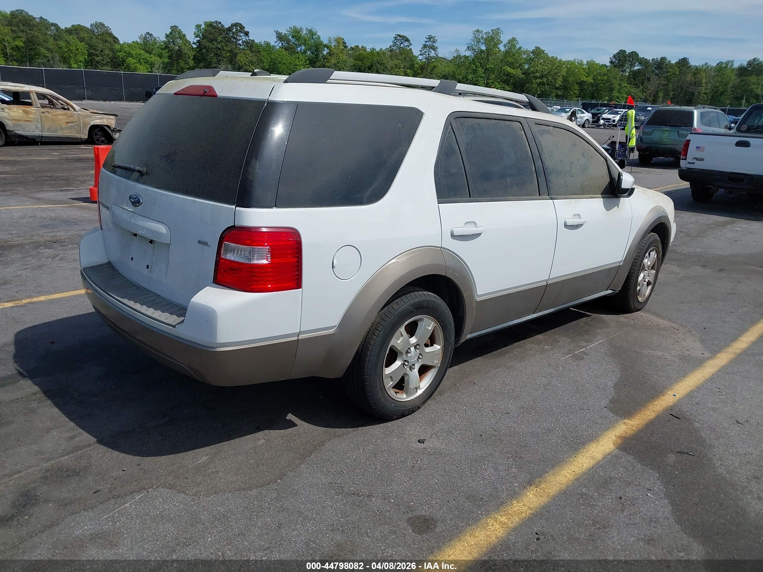2007 Ford Freestyle Sel White vin: 1FMDK02127GA32897