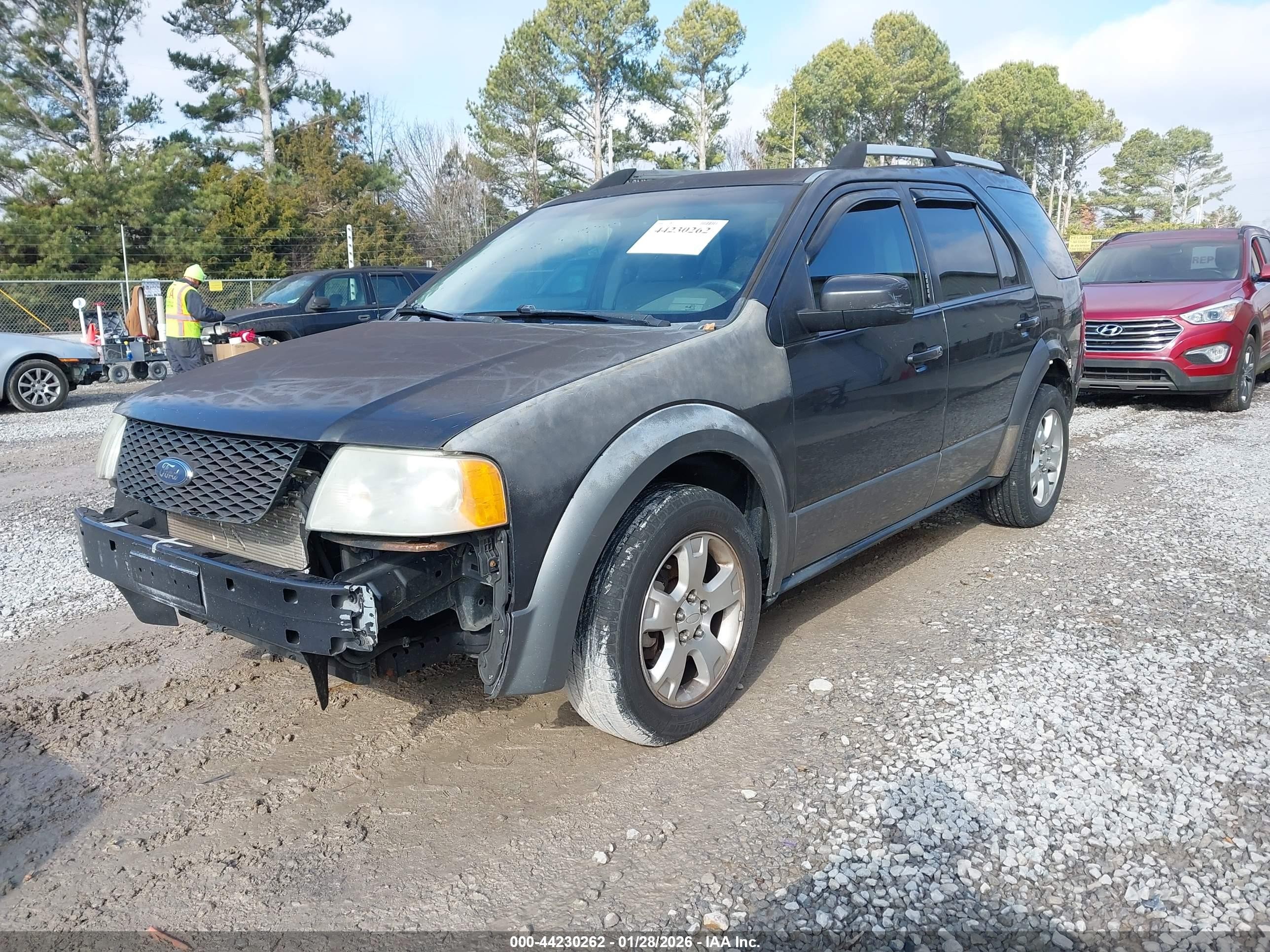2007 Ford Freestyle Sel Gray vin: 1FMDK02127GA35590