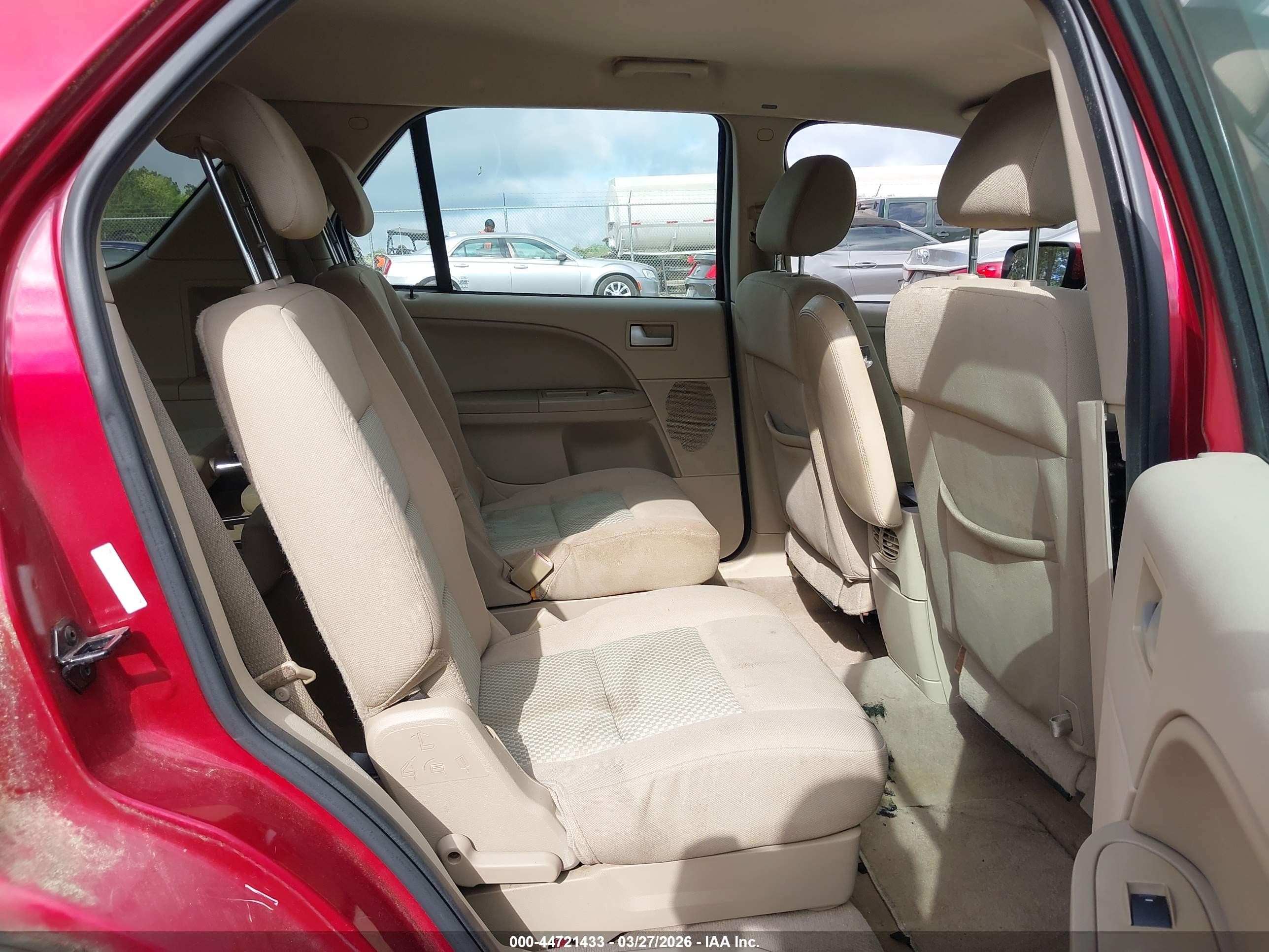 2007 Ford Freestyle Sel Red vin: 1FMDK02127GA38294