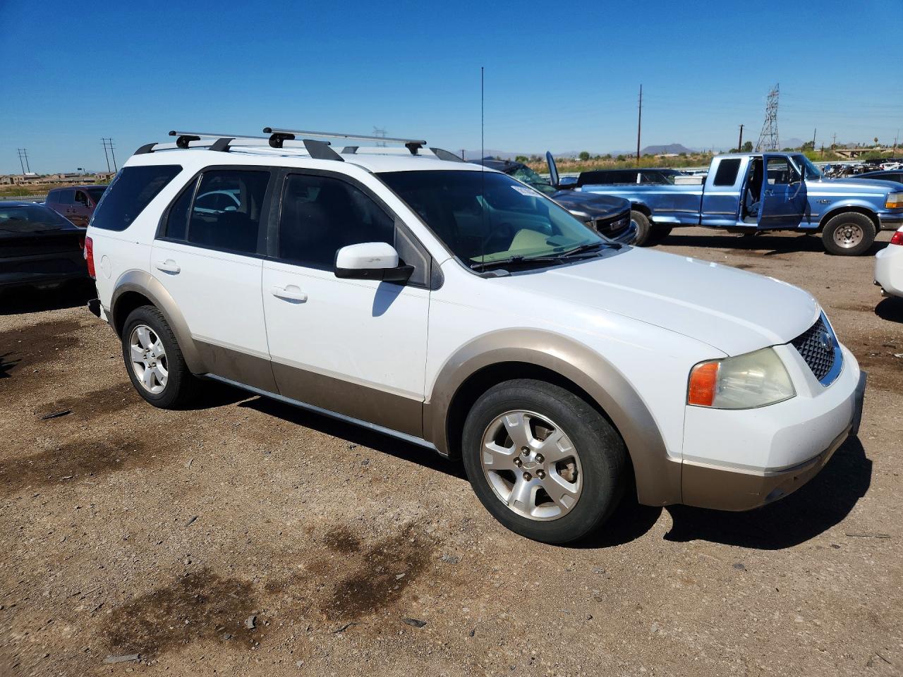 2007 Ford Freestyle Limited Белый vin: 1FMDK02137GA41690