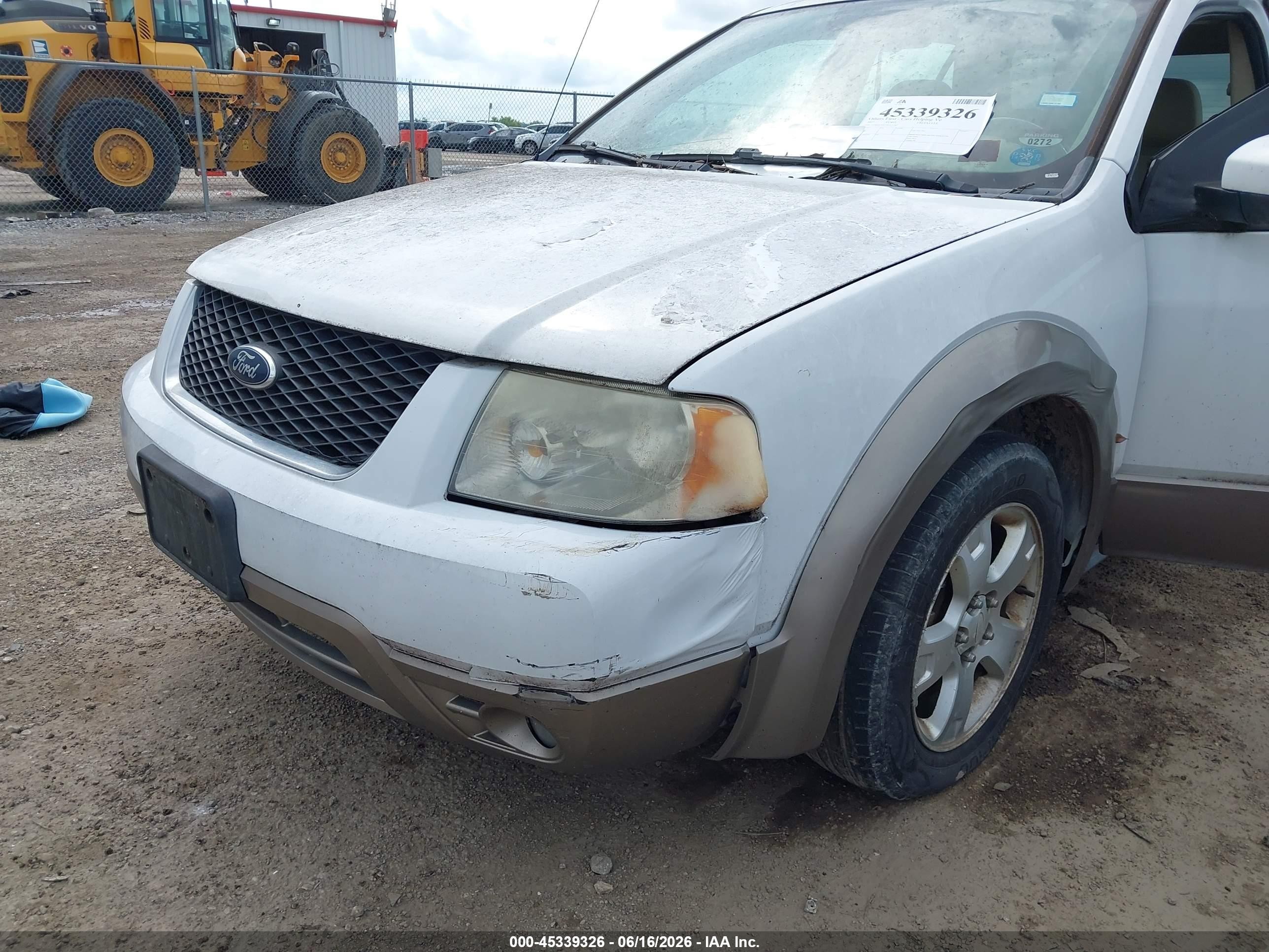 2007 Ford Freestyle Sel White vin: 1FMDK02157GA35745