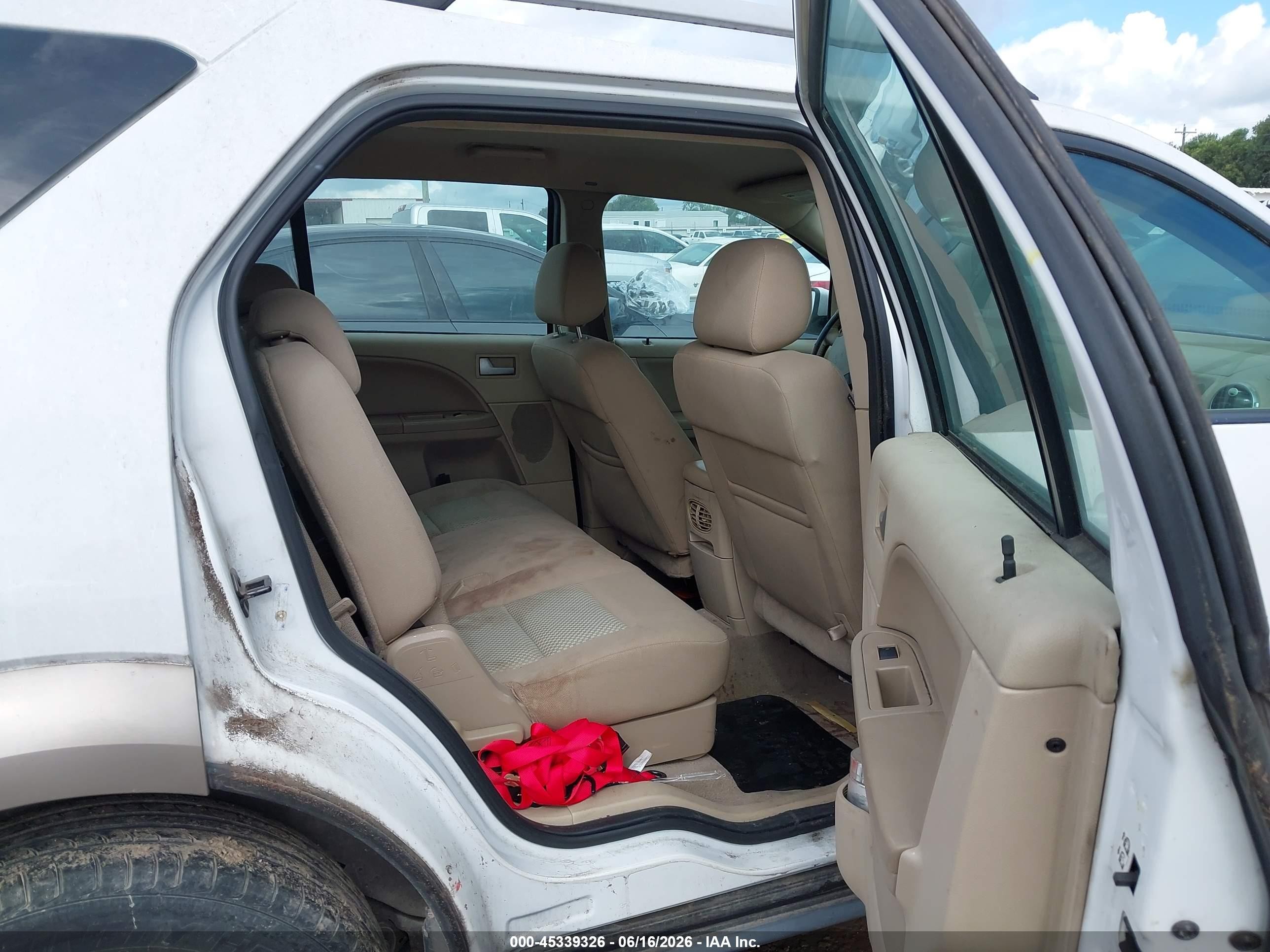 2007 Ford Freestyle Sel White vin: 1FMDK02157GA35745