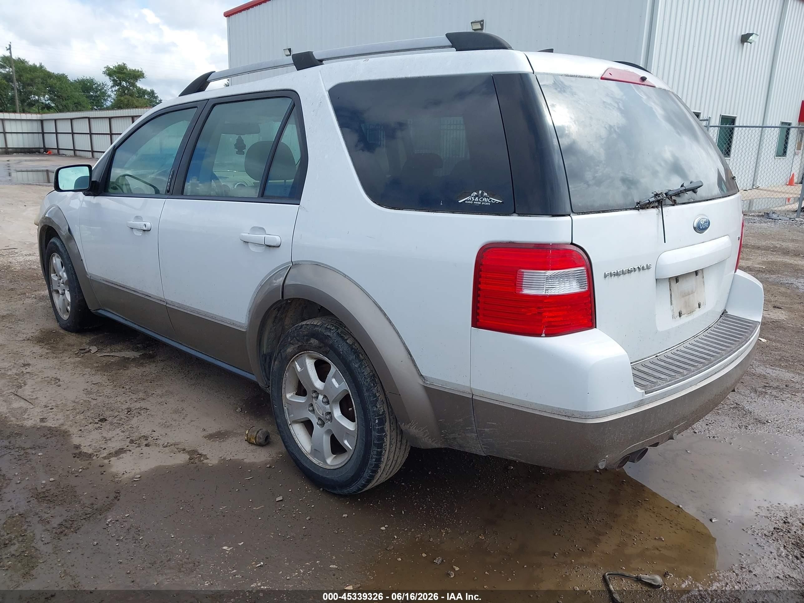 2007 Ford Freestyle Sel White vin: 1FMDK02157GA35745