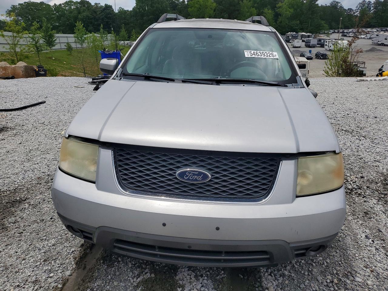 2005 Ford Freestyle Sel Silver vin: 1FMDK02165GA54186