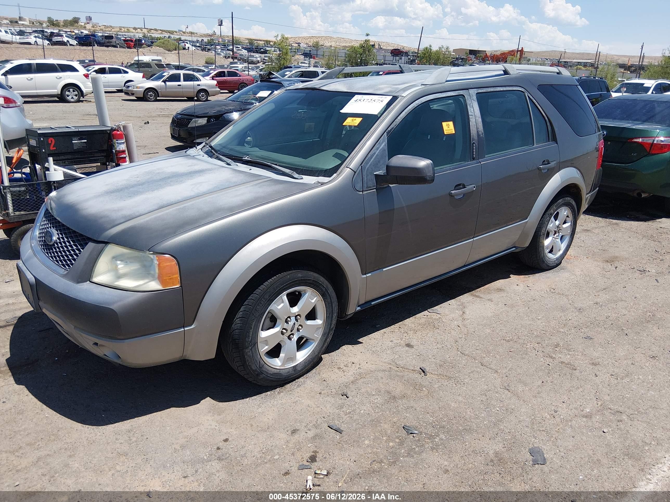 2005 Ford Freestyle Sel Gray vin: 1FMDK021X5GA17433