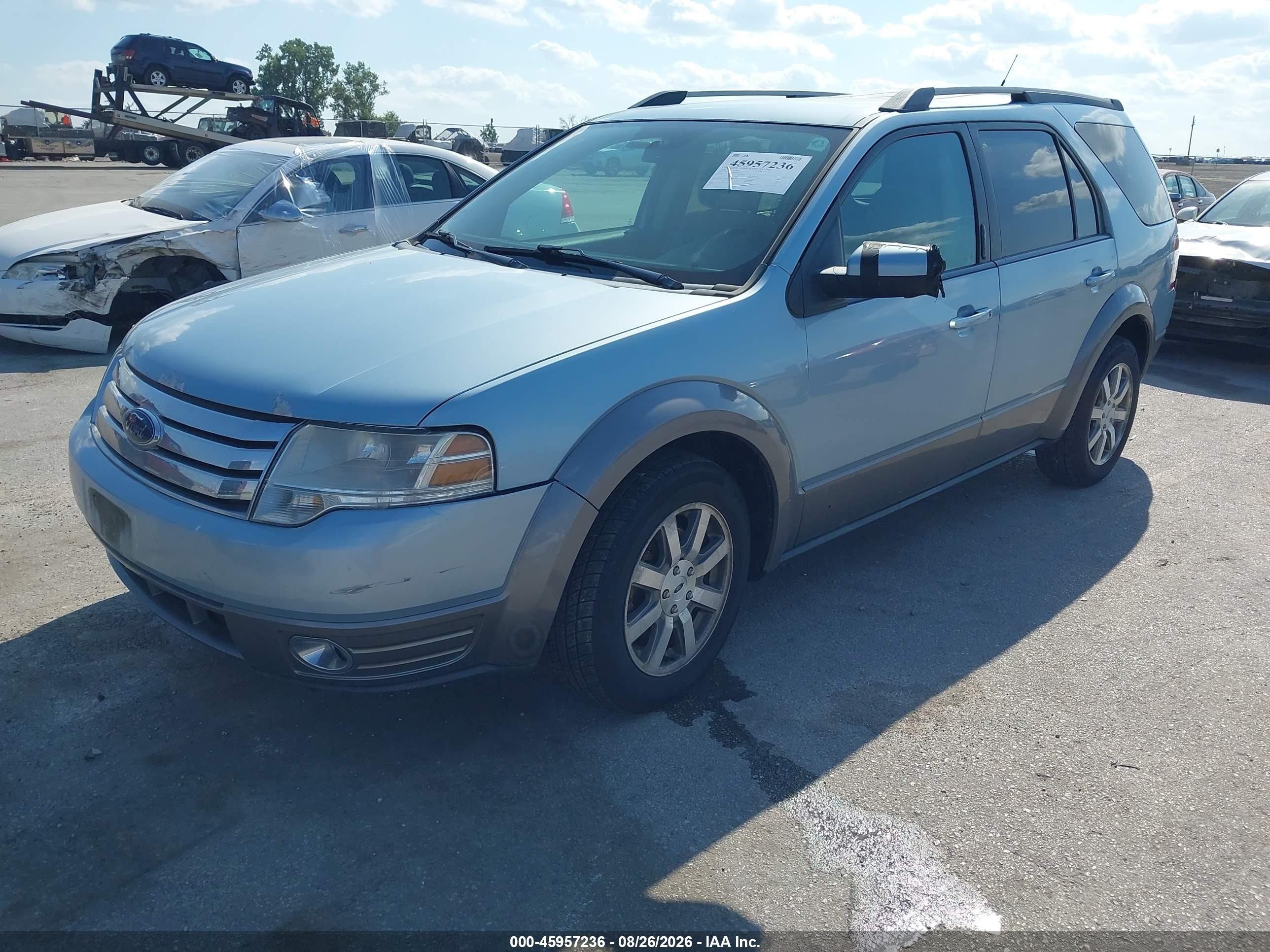 2008 Ford Taurus X Sel Blue vin: 1FMDK02W08GA13116