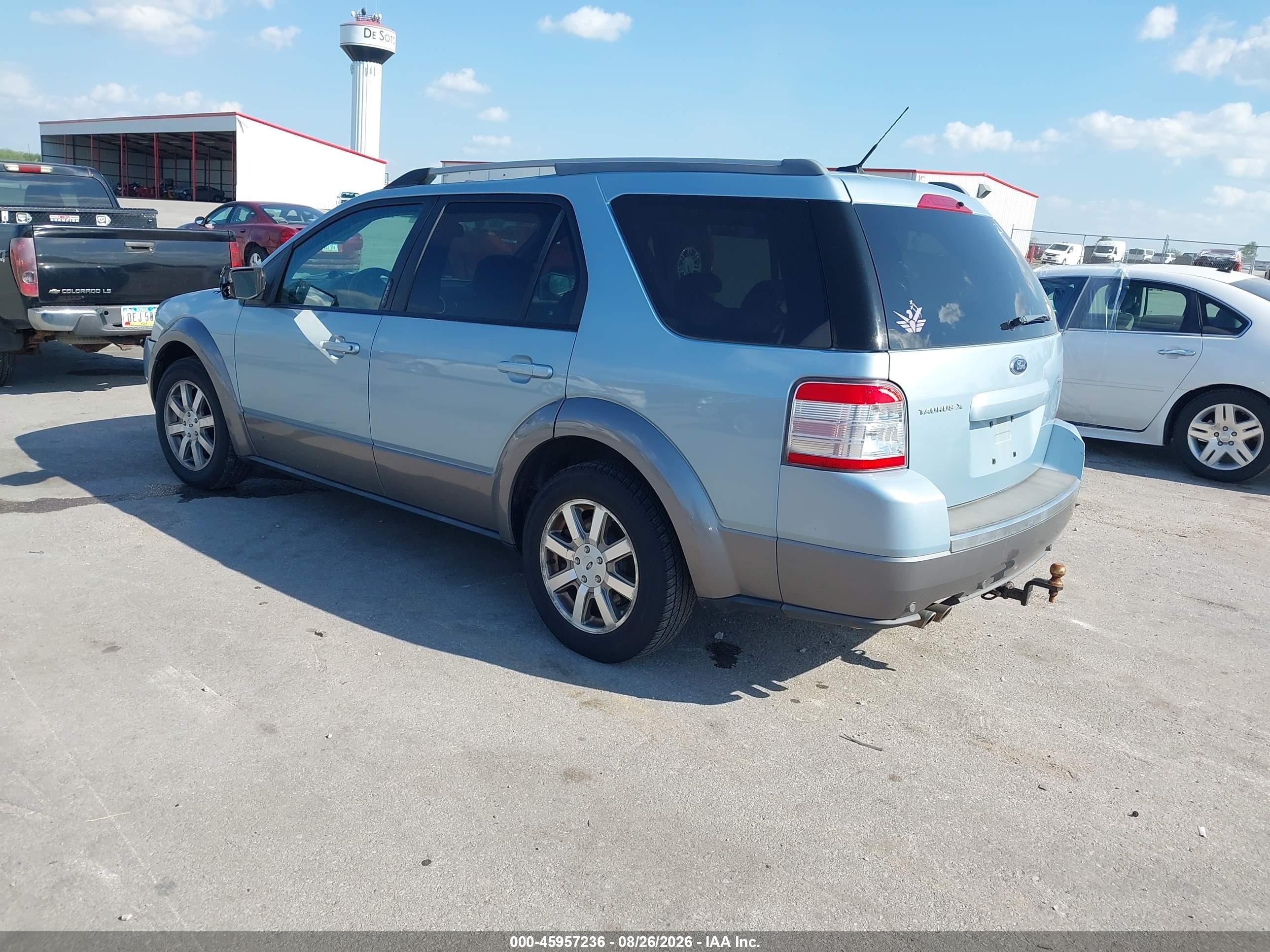2008 Ford Taurus X Sel Blue vin: 1FMDK02W08GA13116
