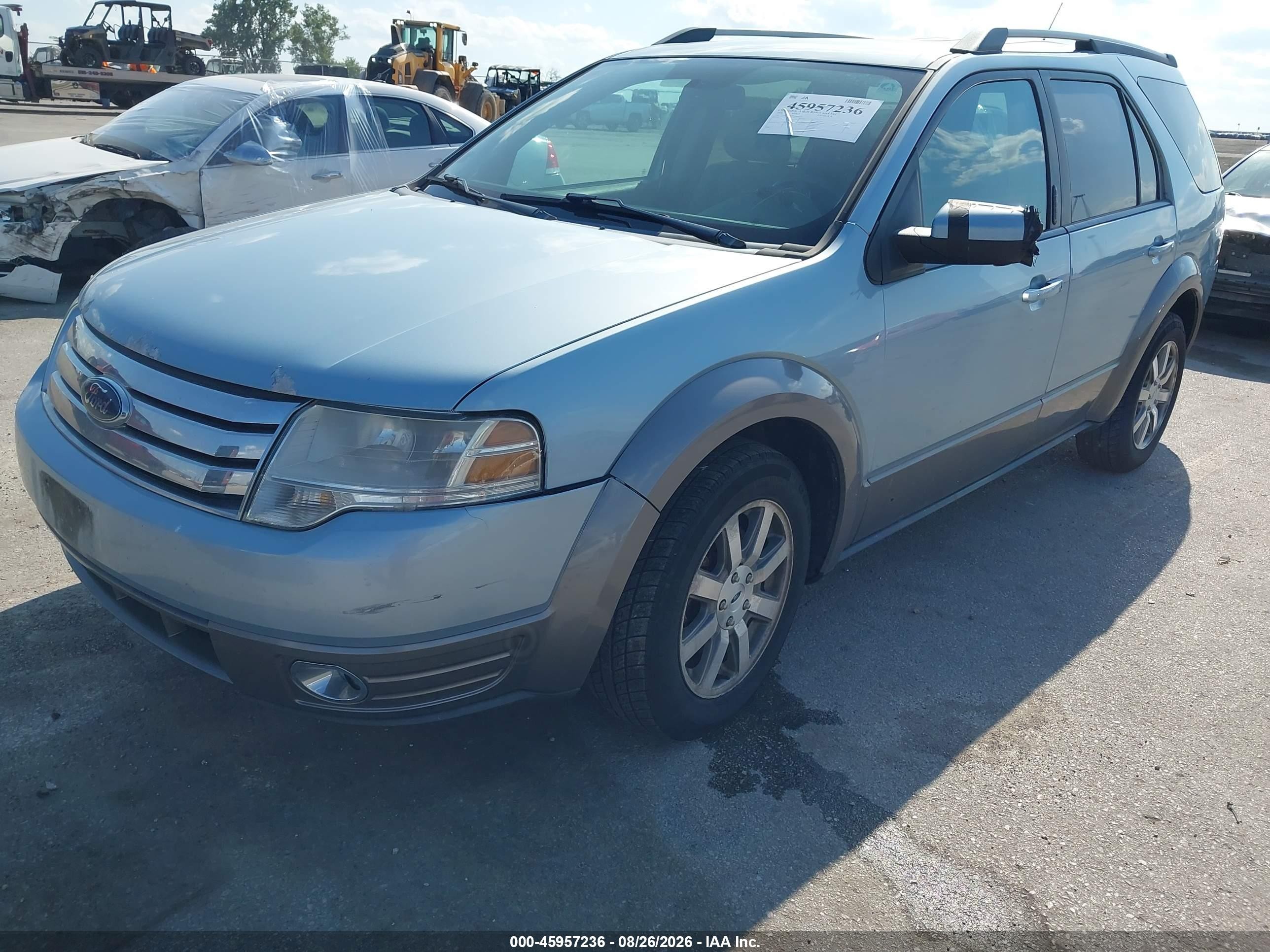 2008 Ford Taurus X Sel Blue vin: 1FMDK02W08GA13116