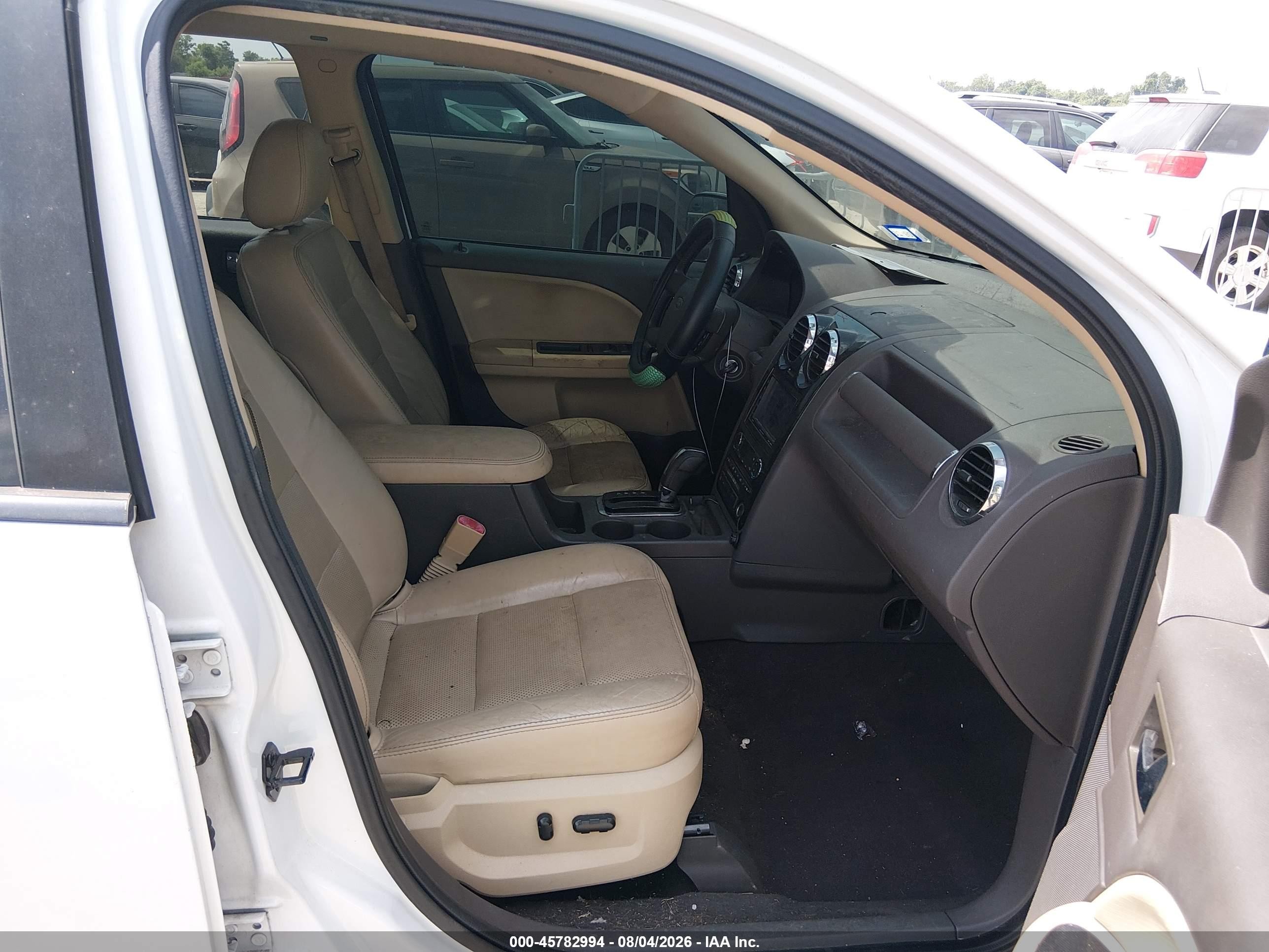 2008 Ford Taurus X Sel White vin: 1FMDK02W08GA32300